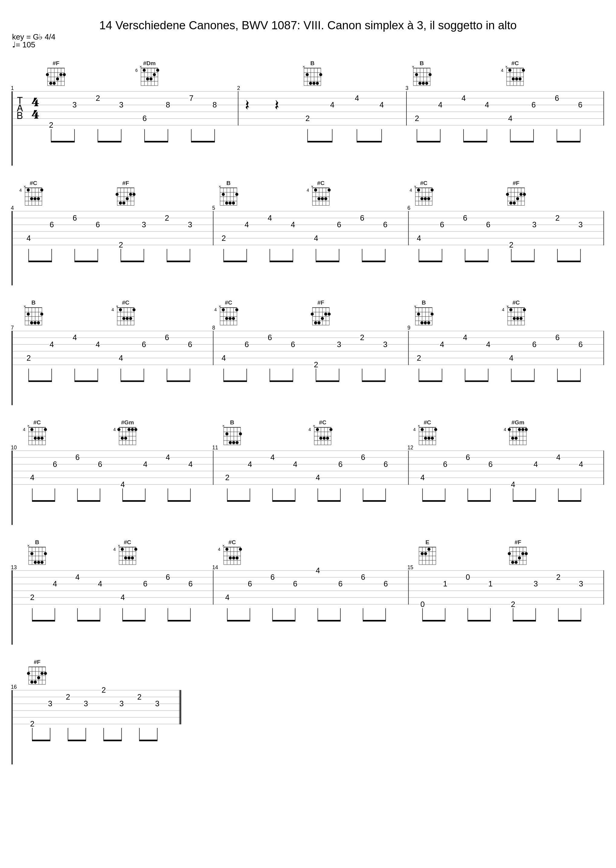 14 Verschiedene Canones, BWV 1087: VIII. Canon simplex à 3, il soggetto in alto_Café Zimmermann,Johann Sebastian Bach_1