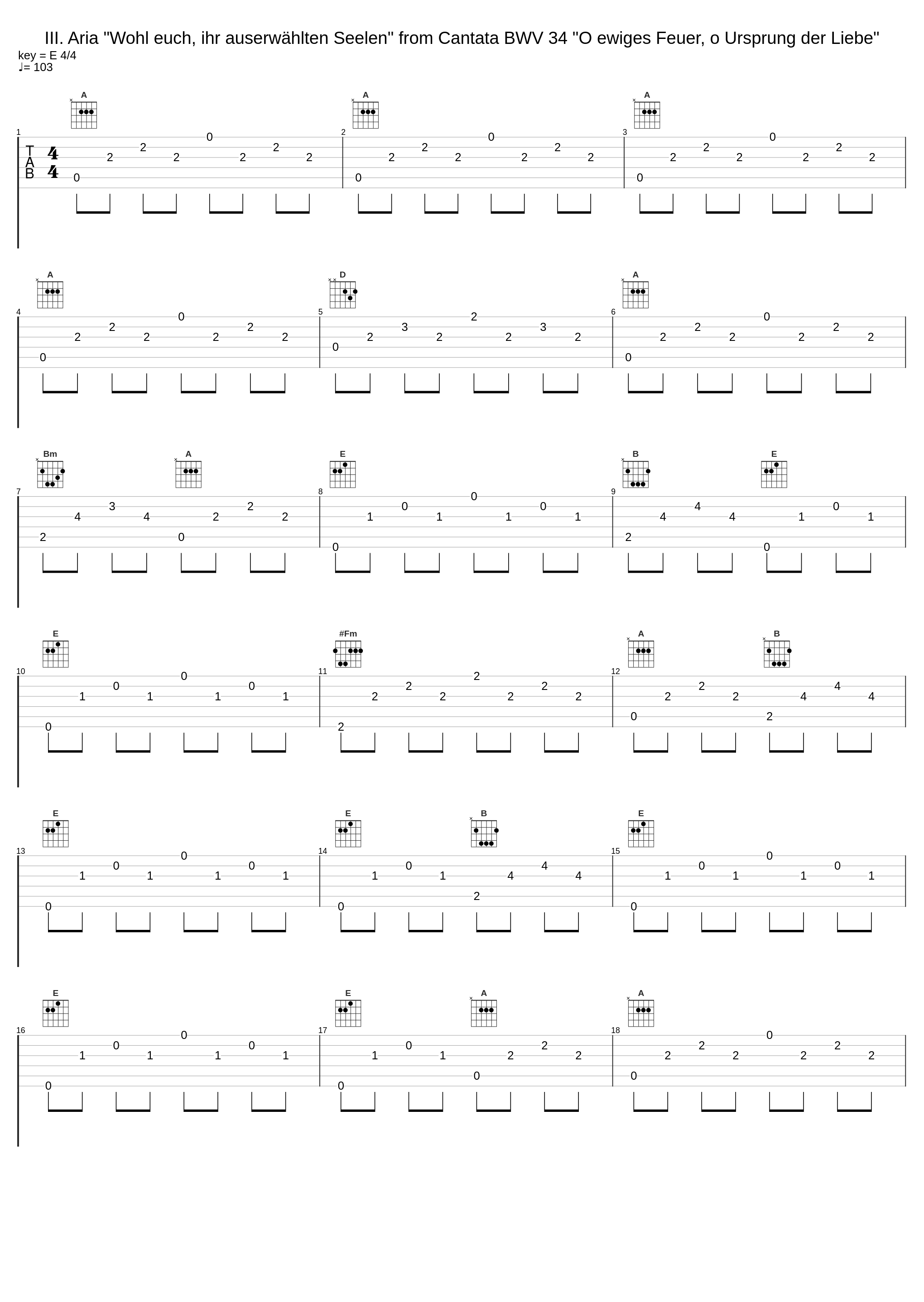 III. Aria "Wohl euch, ihr auserwählten Seelen" from Cantata BWV 34 "O ewiges Feuer, o Ursprung der Liebe"_Philharmonia Virtuosi of New York,Johann Sebastian Bach_1