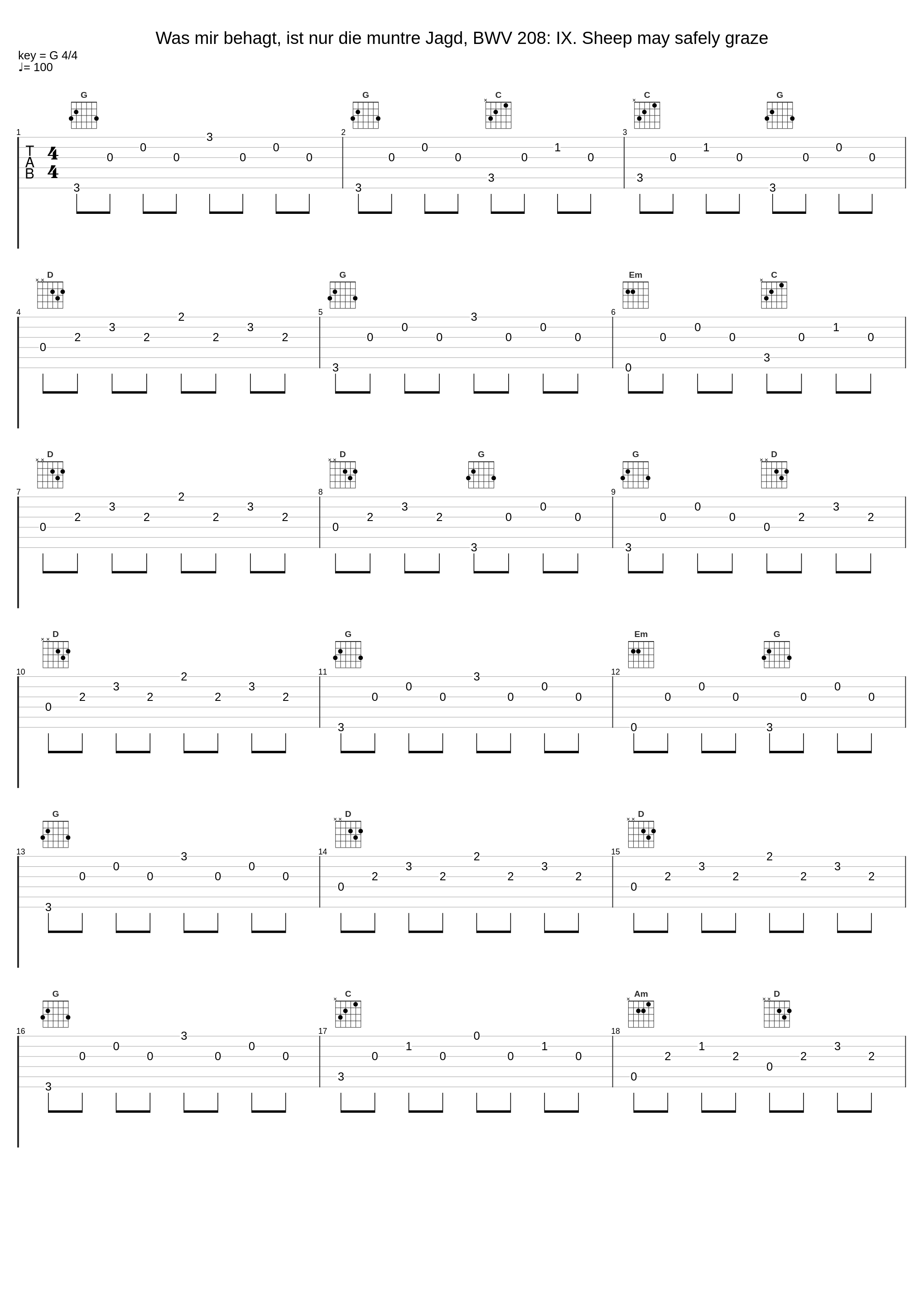 Was mir behagt, ist nur die muntre Jagd, BWV 208: IX. Sheep may safely graze_Johann Sebastian Bach,Elisabeth Schwarzkopf,Giacomo Puccini_1