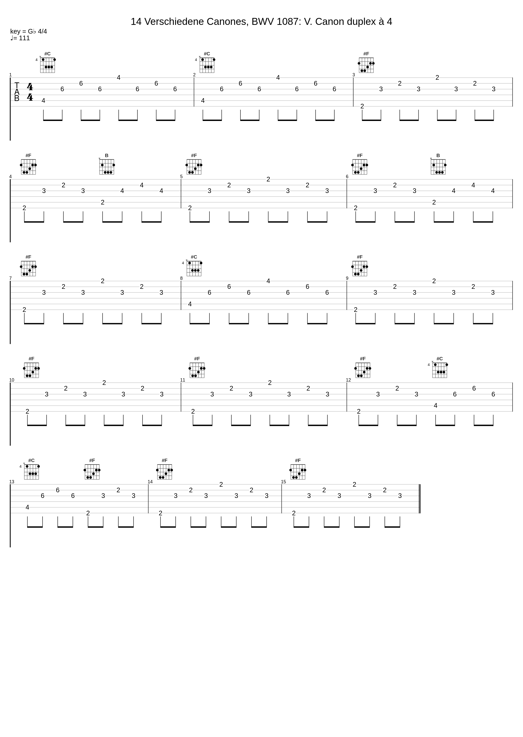 14 Verschiedene Canones, BWV 1087: V. Canon duplex à 4_Café Zimmermann,Johann Sebastian Bach_1