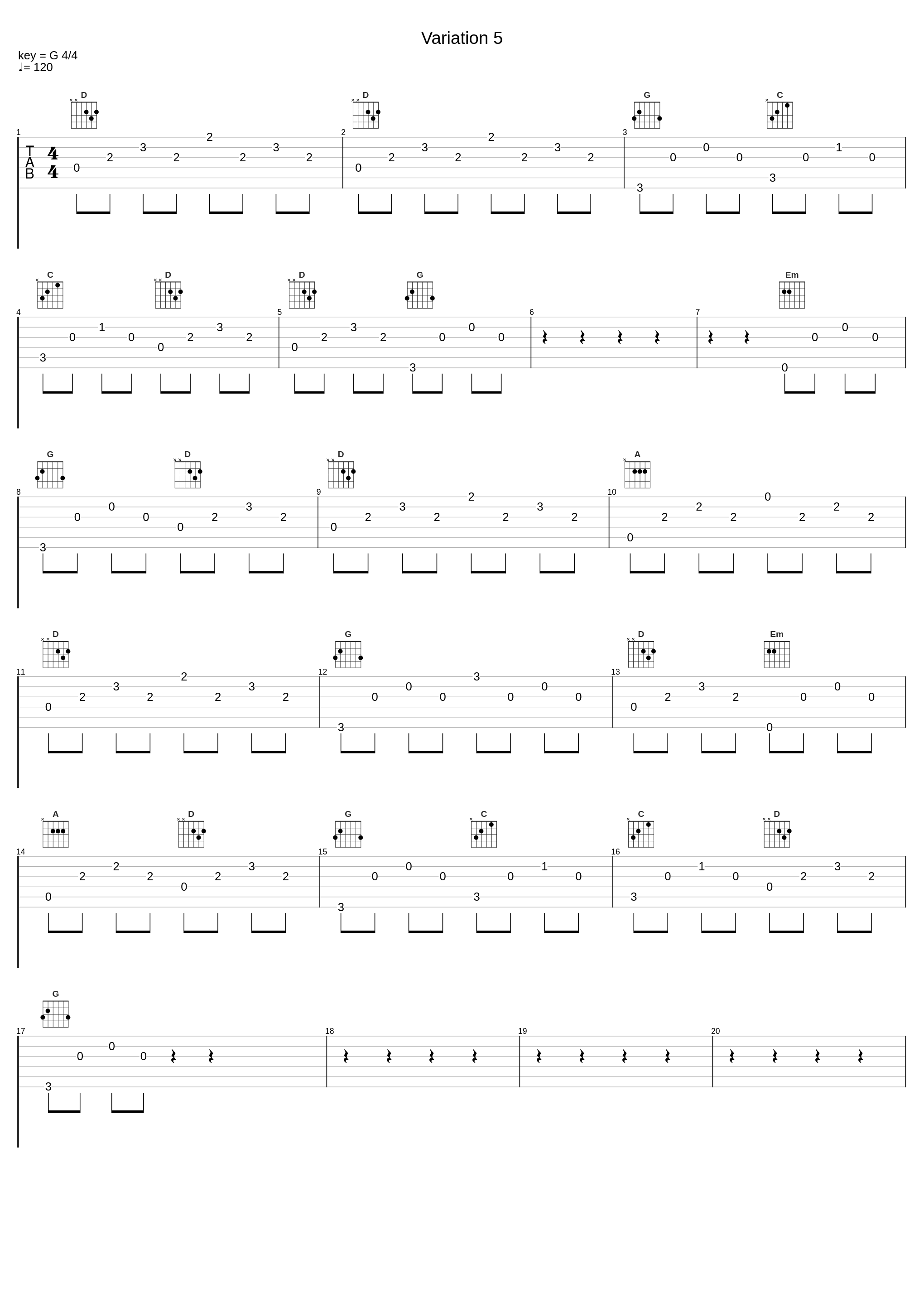 Variation 5_Antoni Besses,Johann Sebastian Bach_1