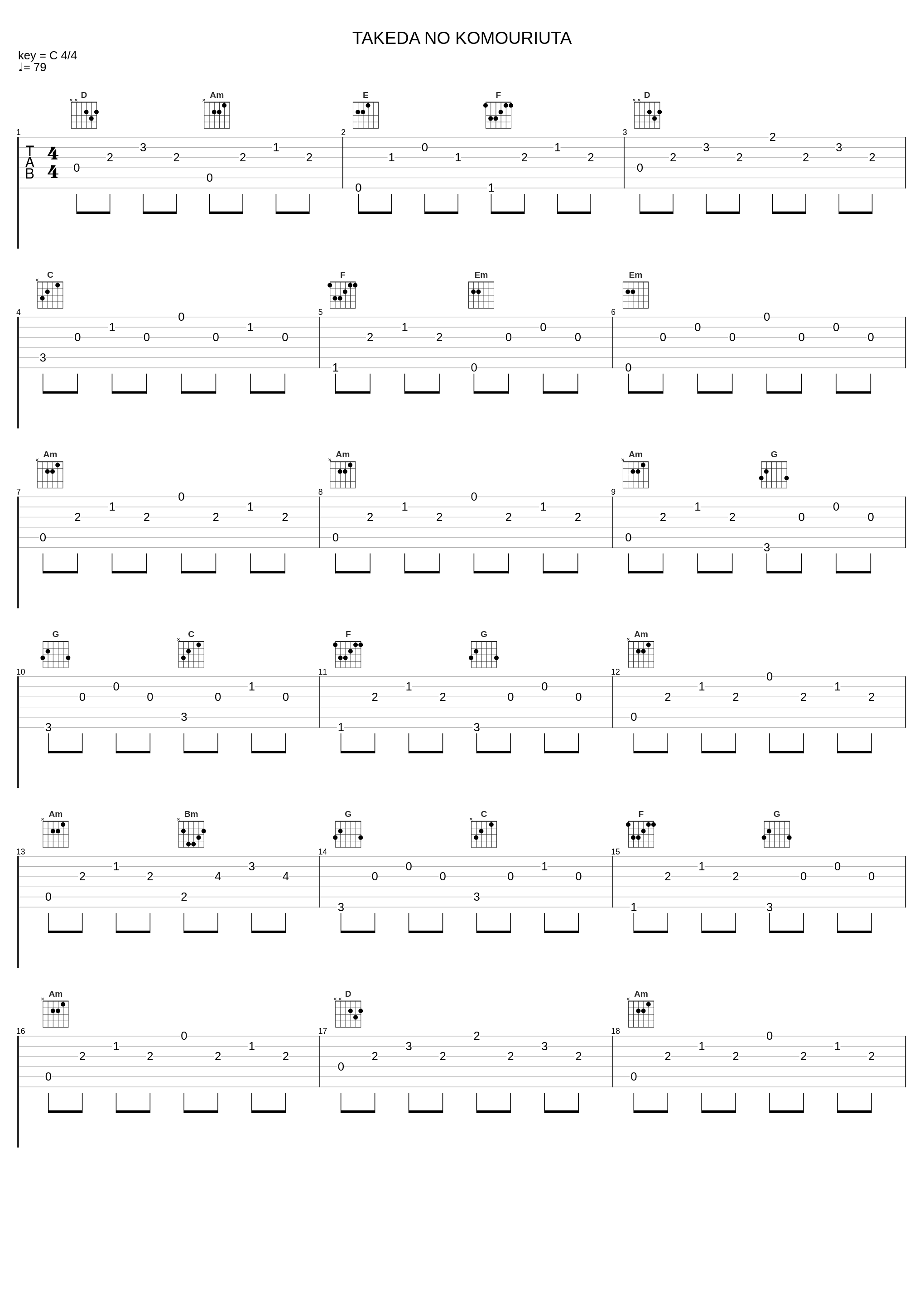 TAKEDA NO KOMOURIUTA_吉田兄弟_1