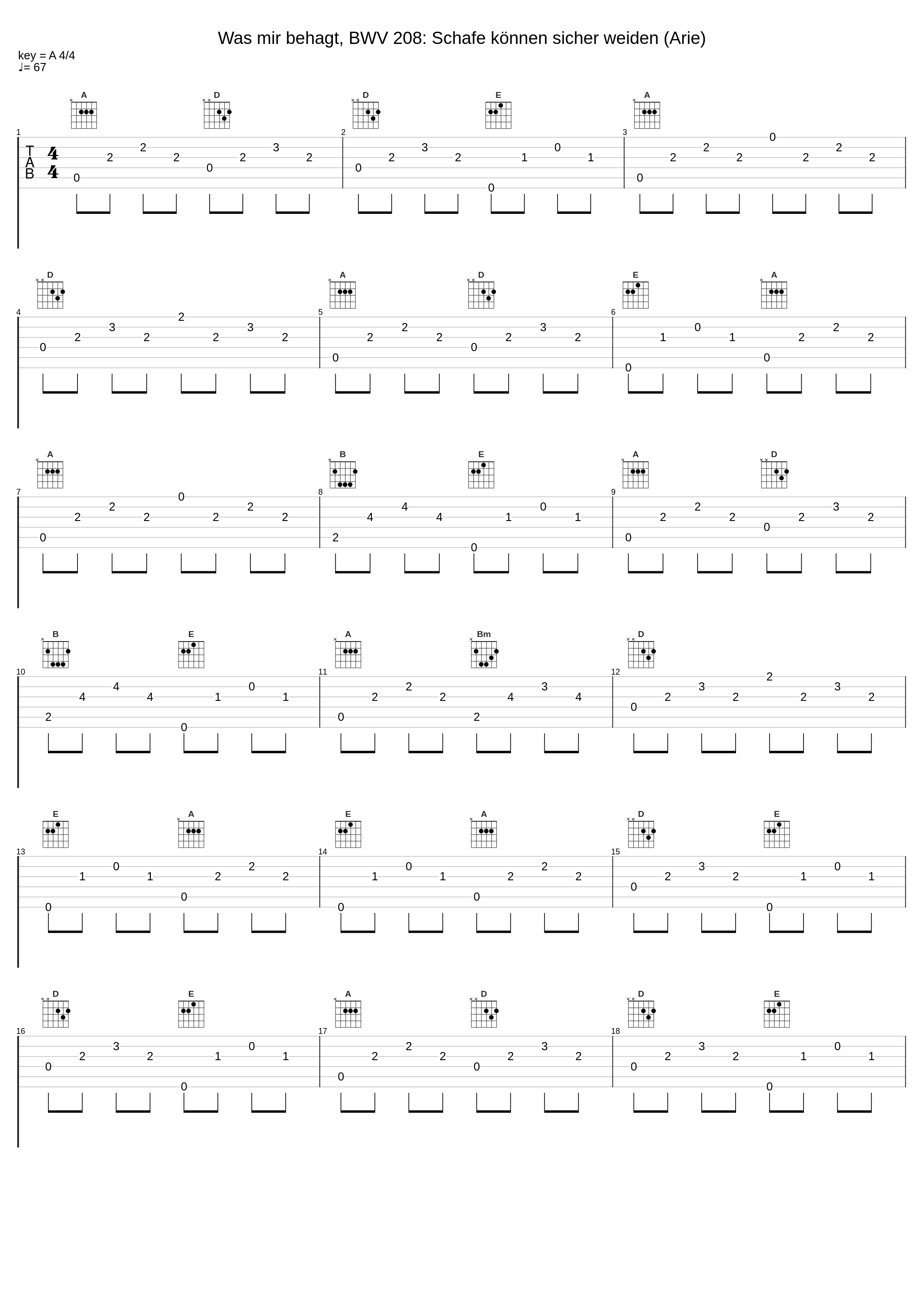 Was mir behagt, BWV 208: Schafe können sicher weiden (Arie)_Nuria Rial,Johann Sebastian Bach_1