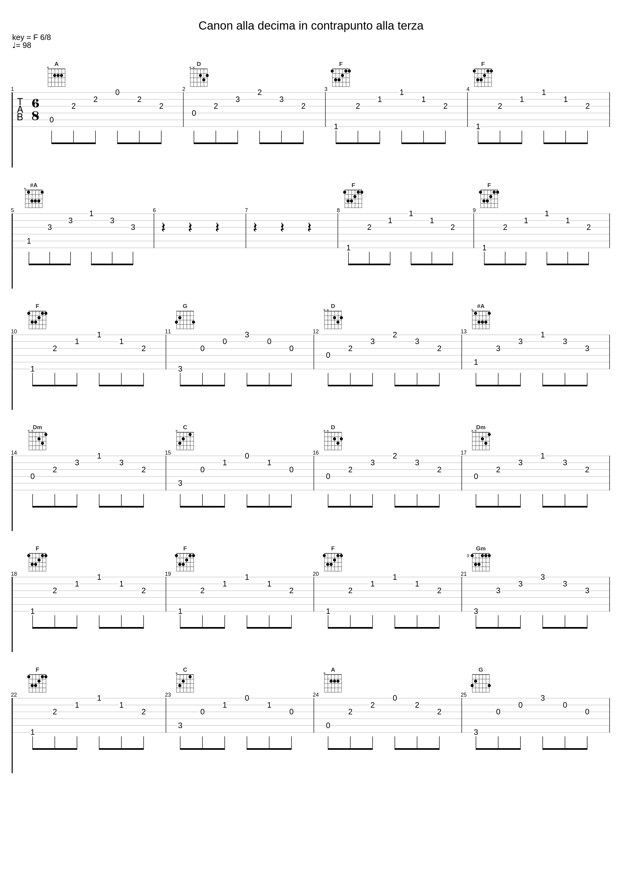 Canon alla decima in contrapunto alla terza_Filippo Gorini,Johann Sebastian Bach_1