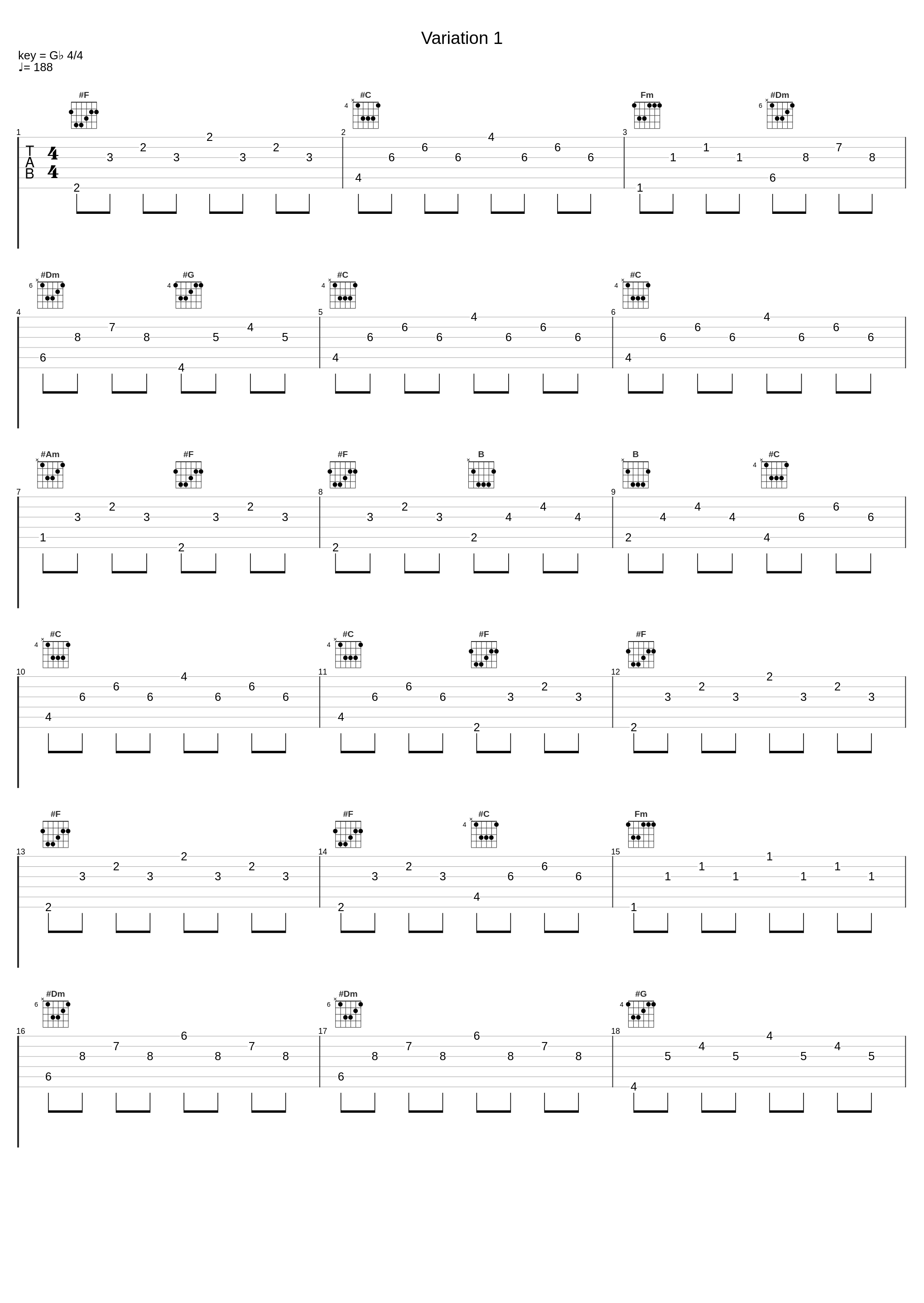 Variation 1_Joël Pontet,Johann Sebastian Bach_1