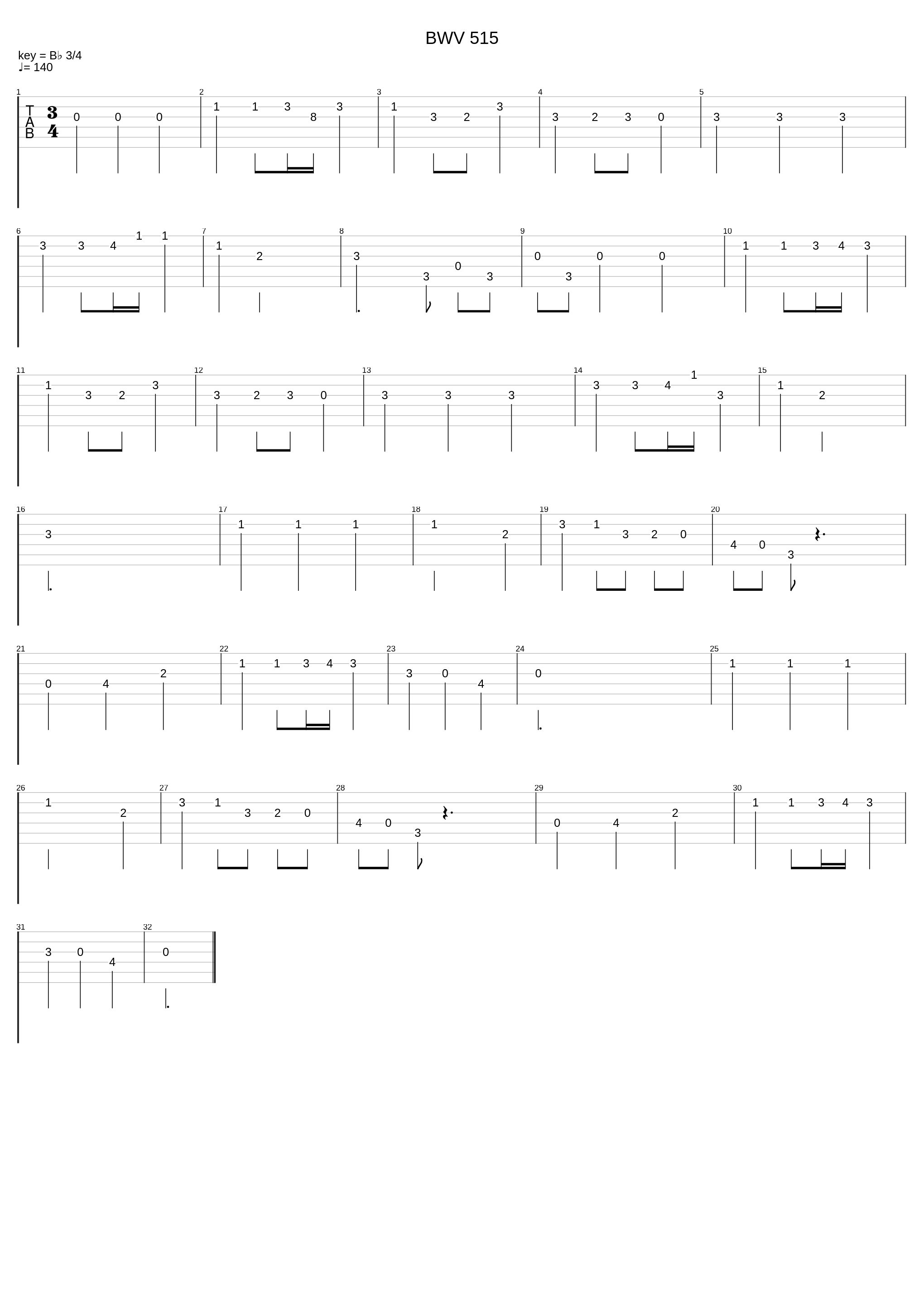 Bwv 515_Johann Sebastian Bach_1