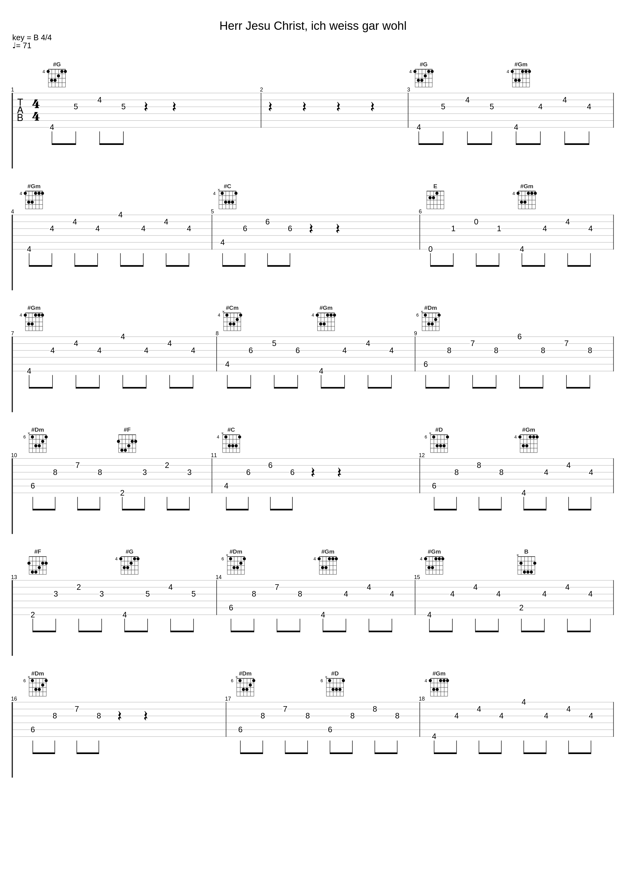 Herr Jesu Christ, ich weiss gar wohl_Joseph Payne,Johann Pachelbel_1