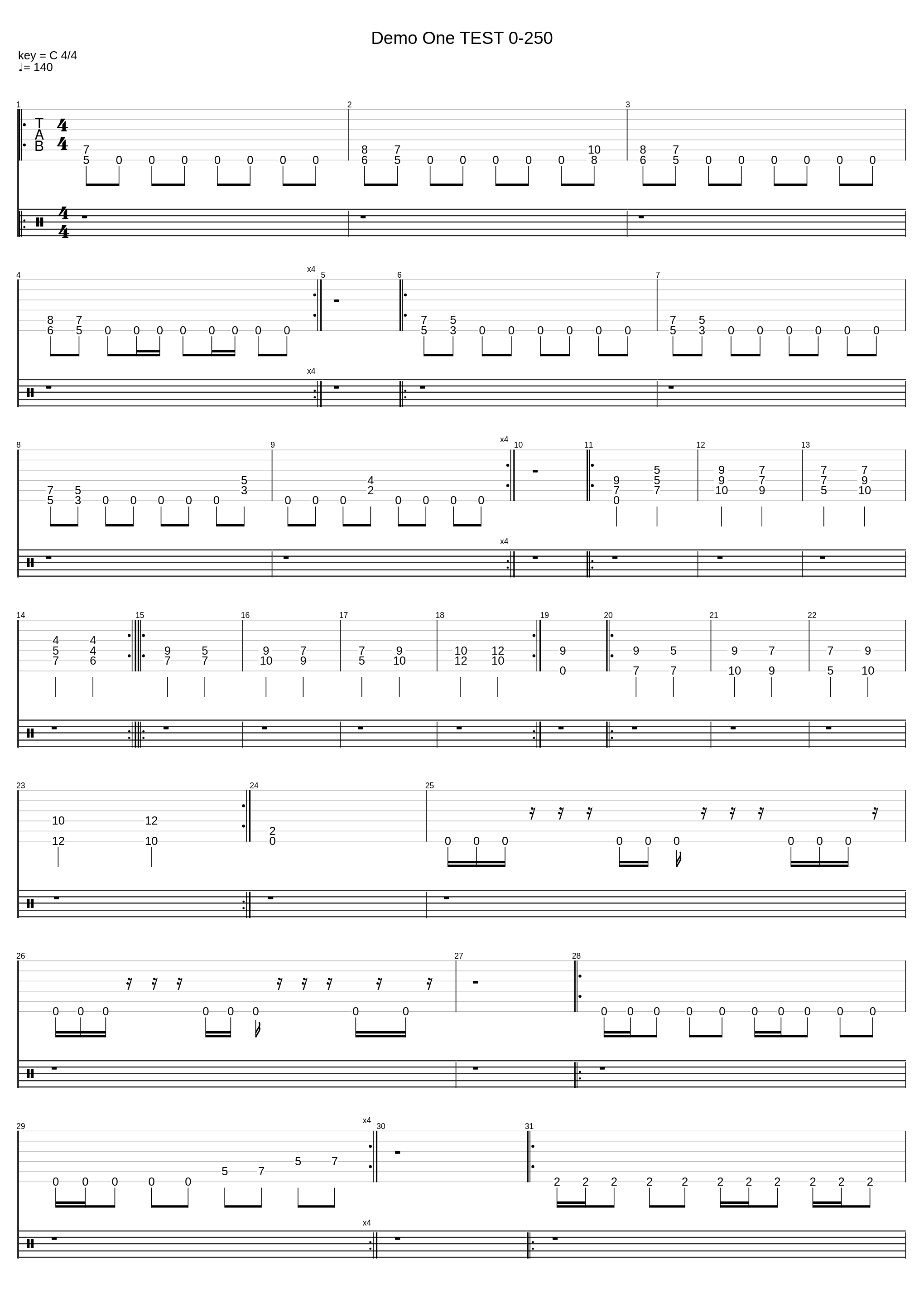 Demo One TEST 0-250_Element Of One_1