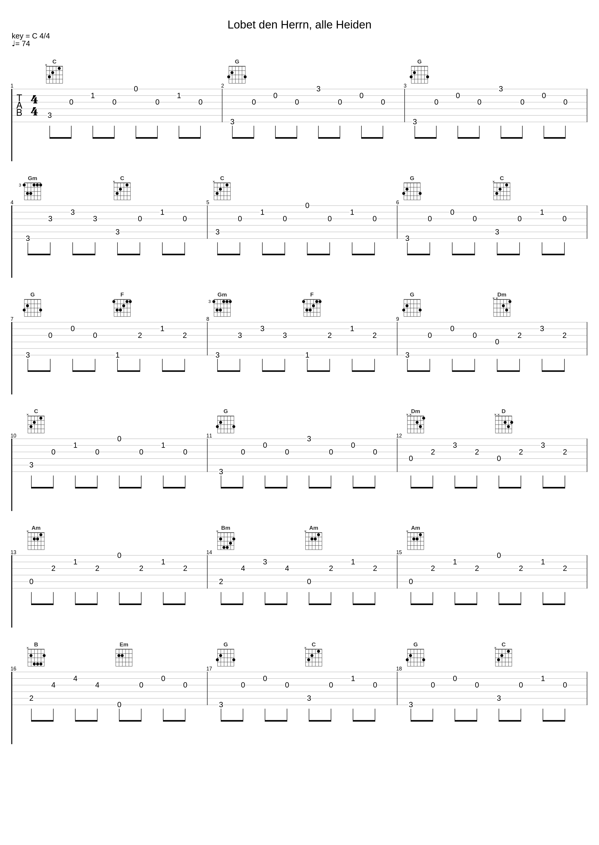 Lobet den Herrn, alle Heiden_Johann Sebastian Bach,Nologo_1