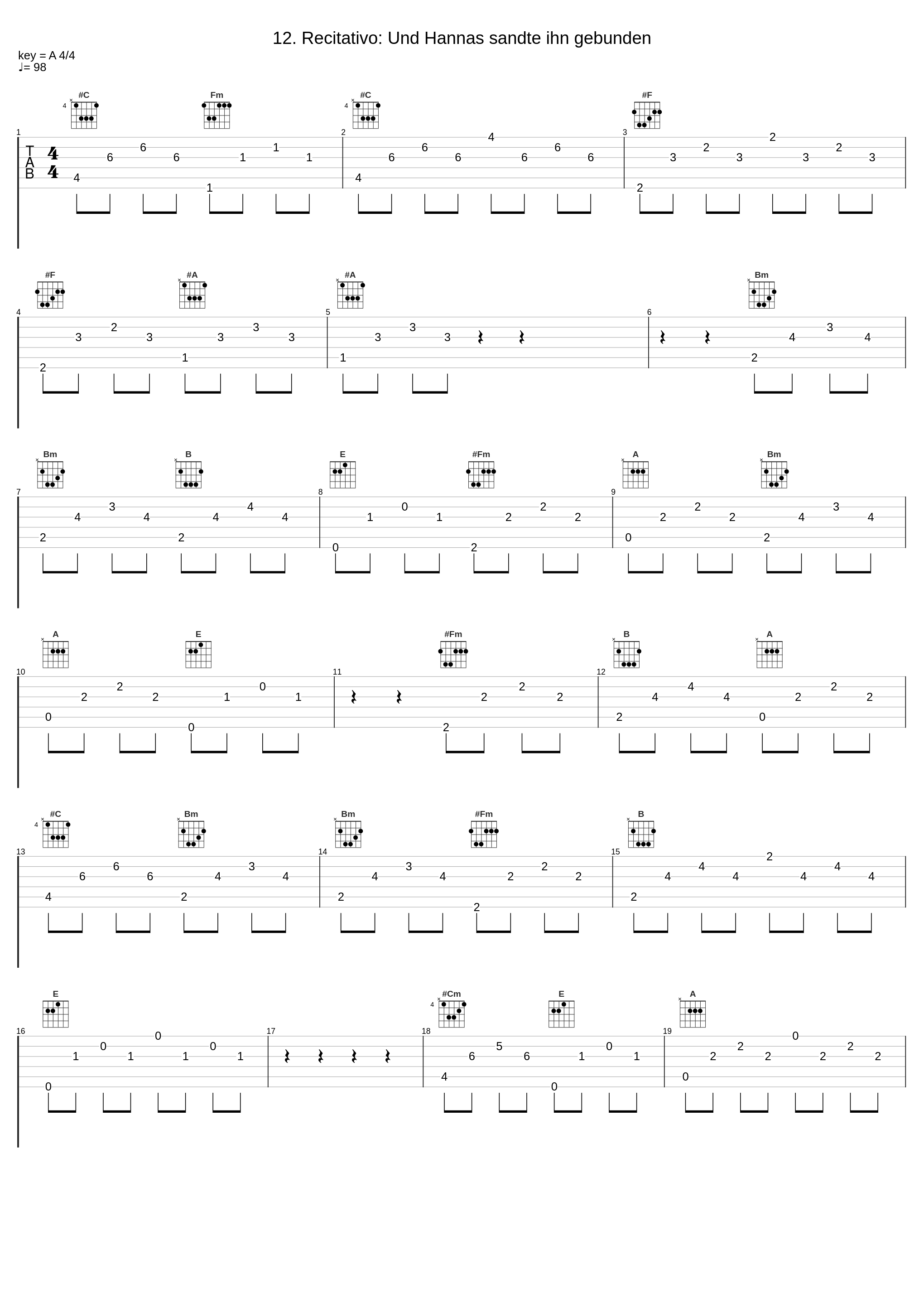 12. Recitativo: Und Hannas sandte ihn gebunden_Thomanerchor Leipzig,Georg Christoph Biller,Gewandhausorchester,Johann Sebastian Bach,Marcus Ullmann_1