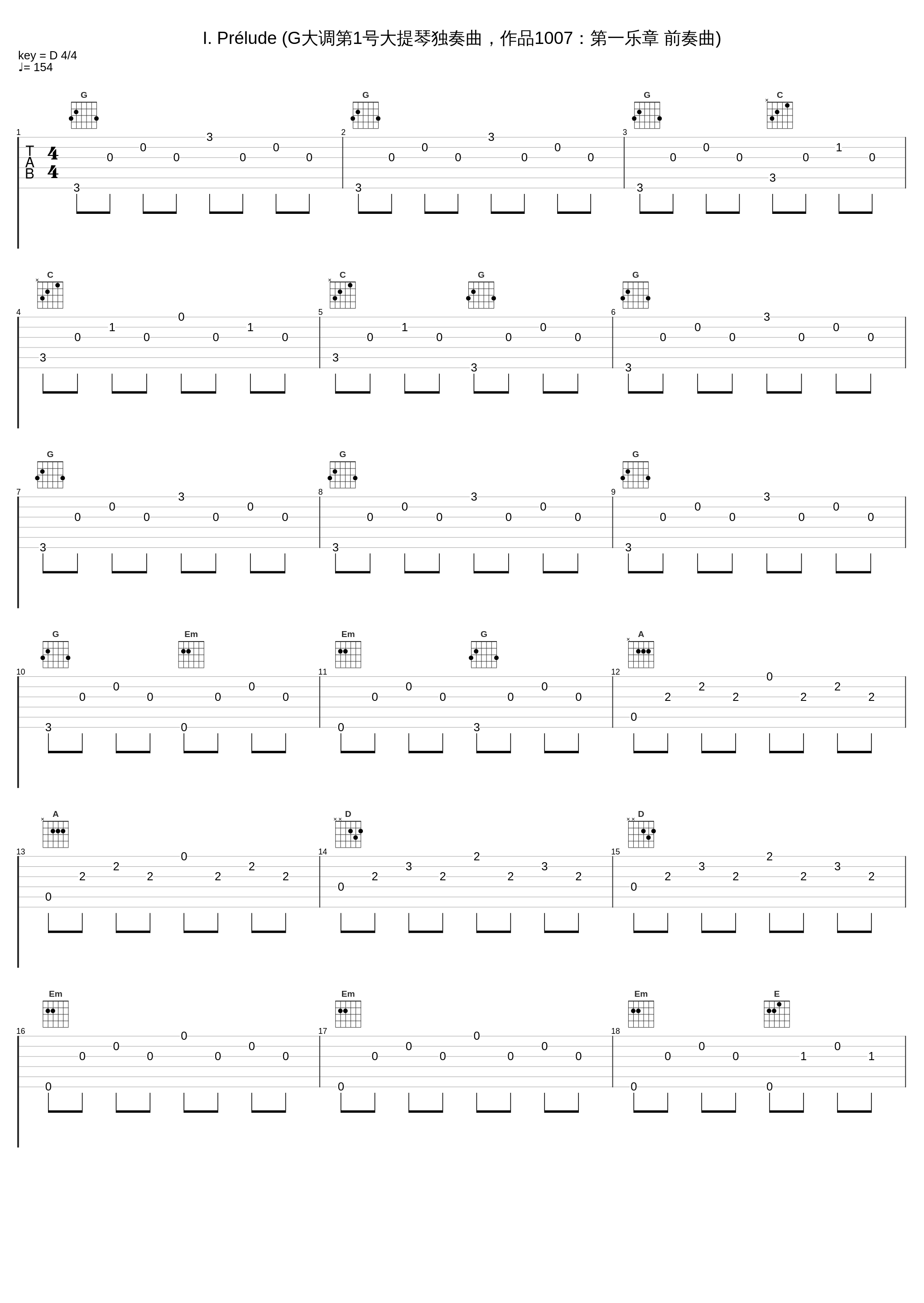 I. Prélude (G大调第1号大提琴独奏曲，作品1007：第一乐章 前奏曲)_马友友,Johann Sebastian Bach_1