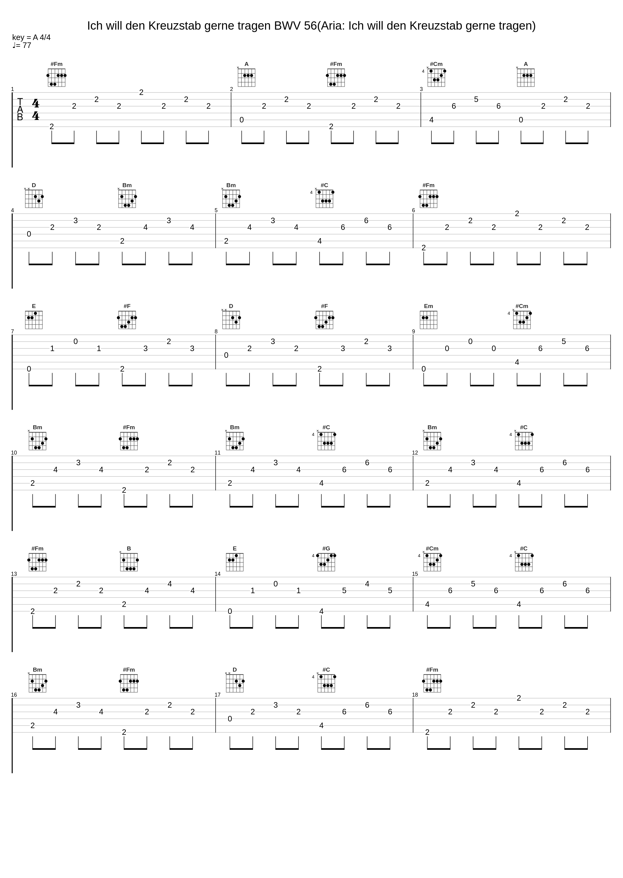 Ich will den Kreuzstab gerne tragen BWV 56(Aria: Ich will den Kreuzstab gerne tragen)_Johann Sebastian Bach,Johann Sebastian,Christoph Schäfer,L'Arpa Festante,Heidelberger Studentenkantorei,Thomas Berau_1