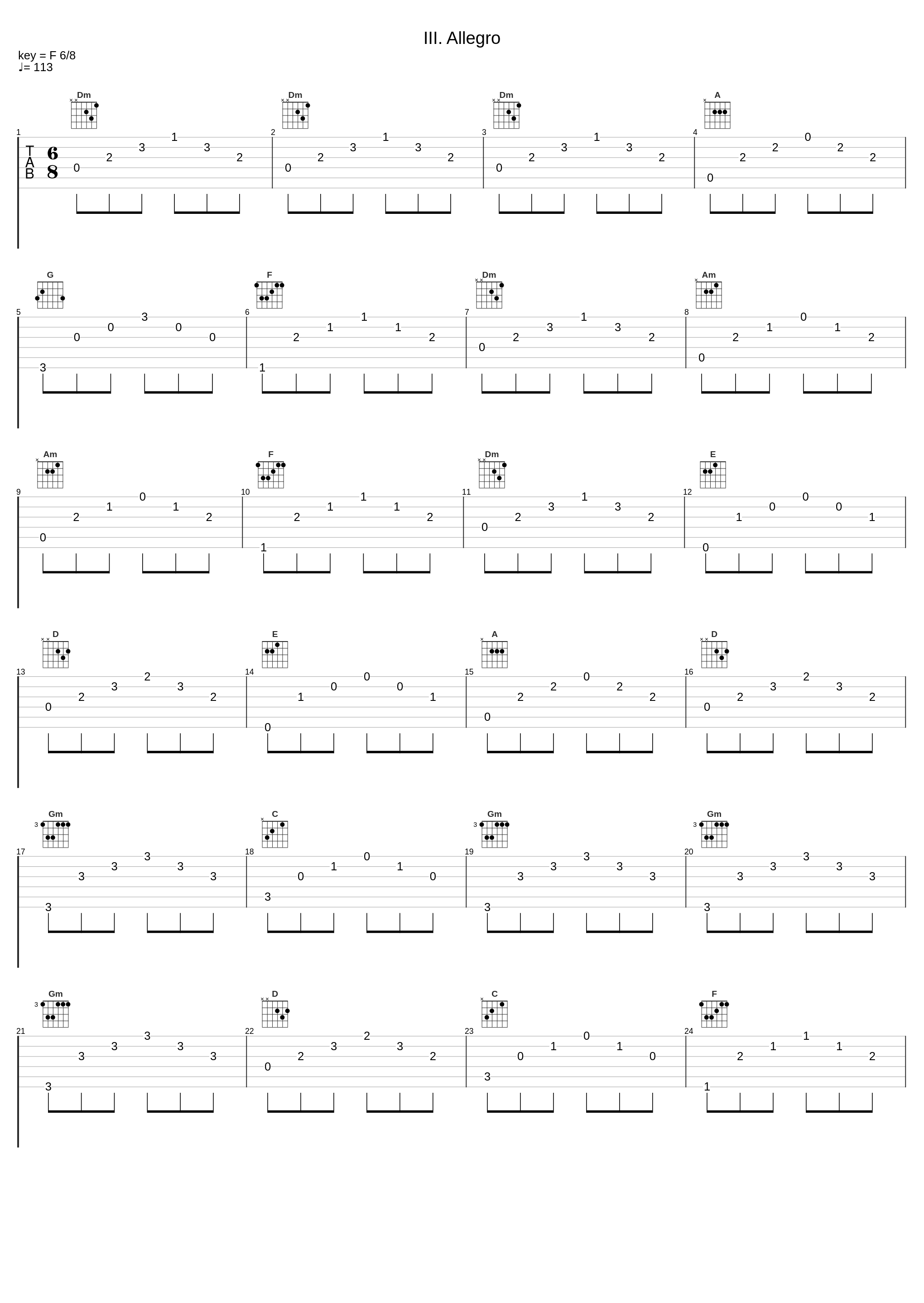 III. Allegro_Julius Frederick Rinaldi,Johann Sebastian Bach,Walter Rinaldi_1