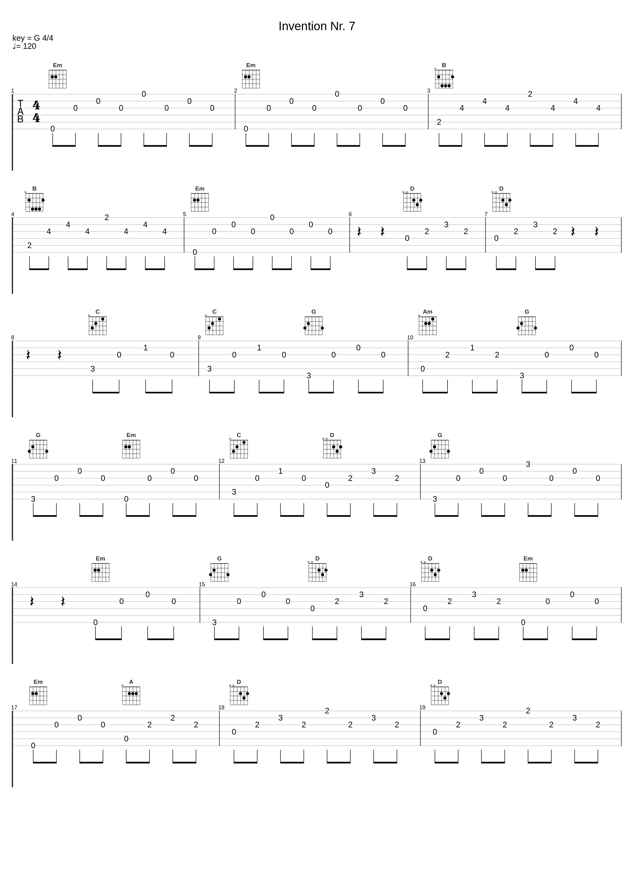 Invention Nr. 7_Johann Sebastian Bach_1