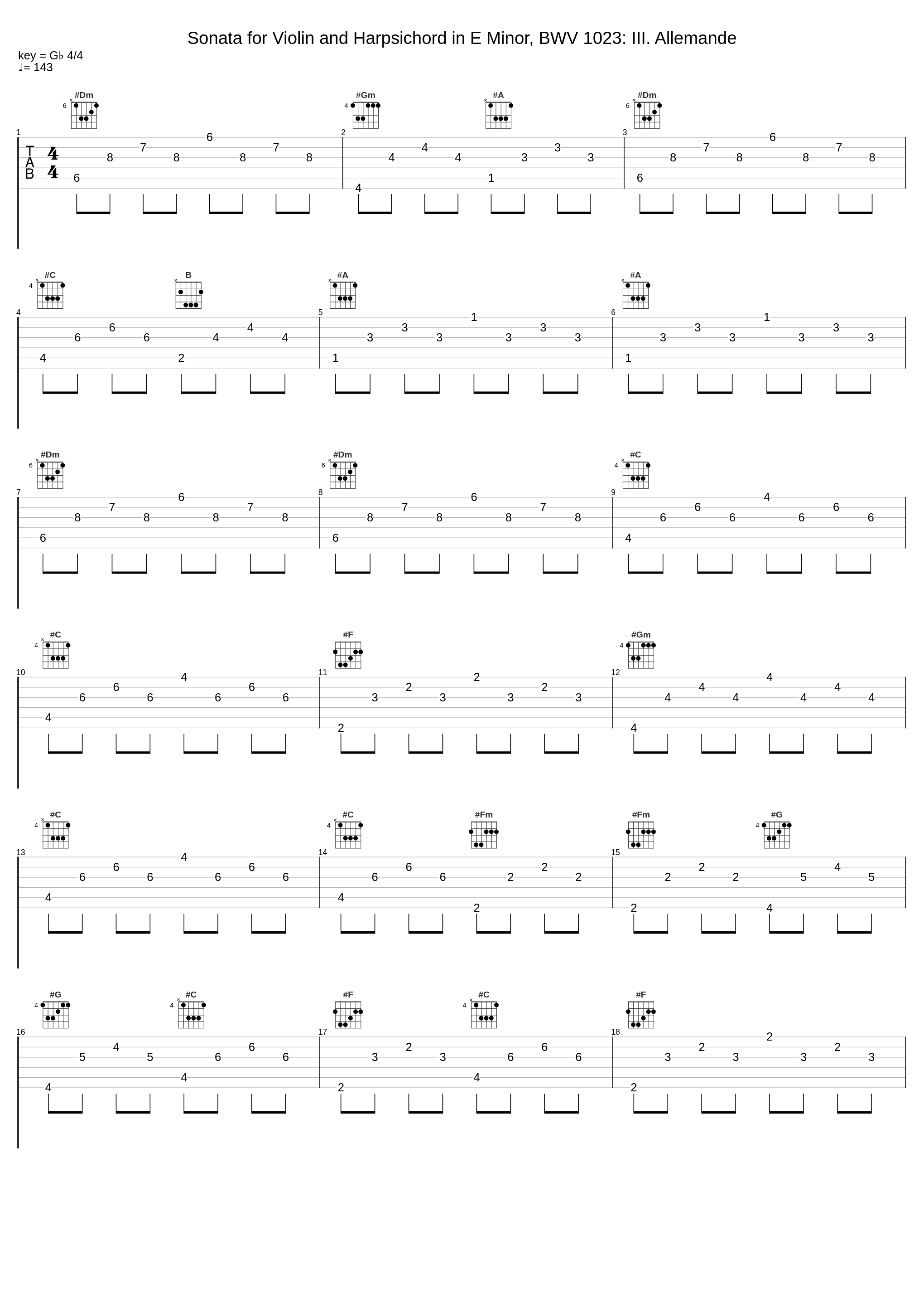 Sonata for Violin and Harpsichord in E Minor, BWV 1023: III. Allemande_Florian Deuter,Philippe Grisvard,Balázs Máté,Johann Sebastian Bach_1