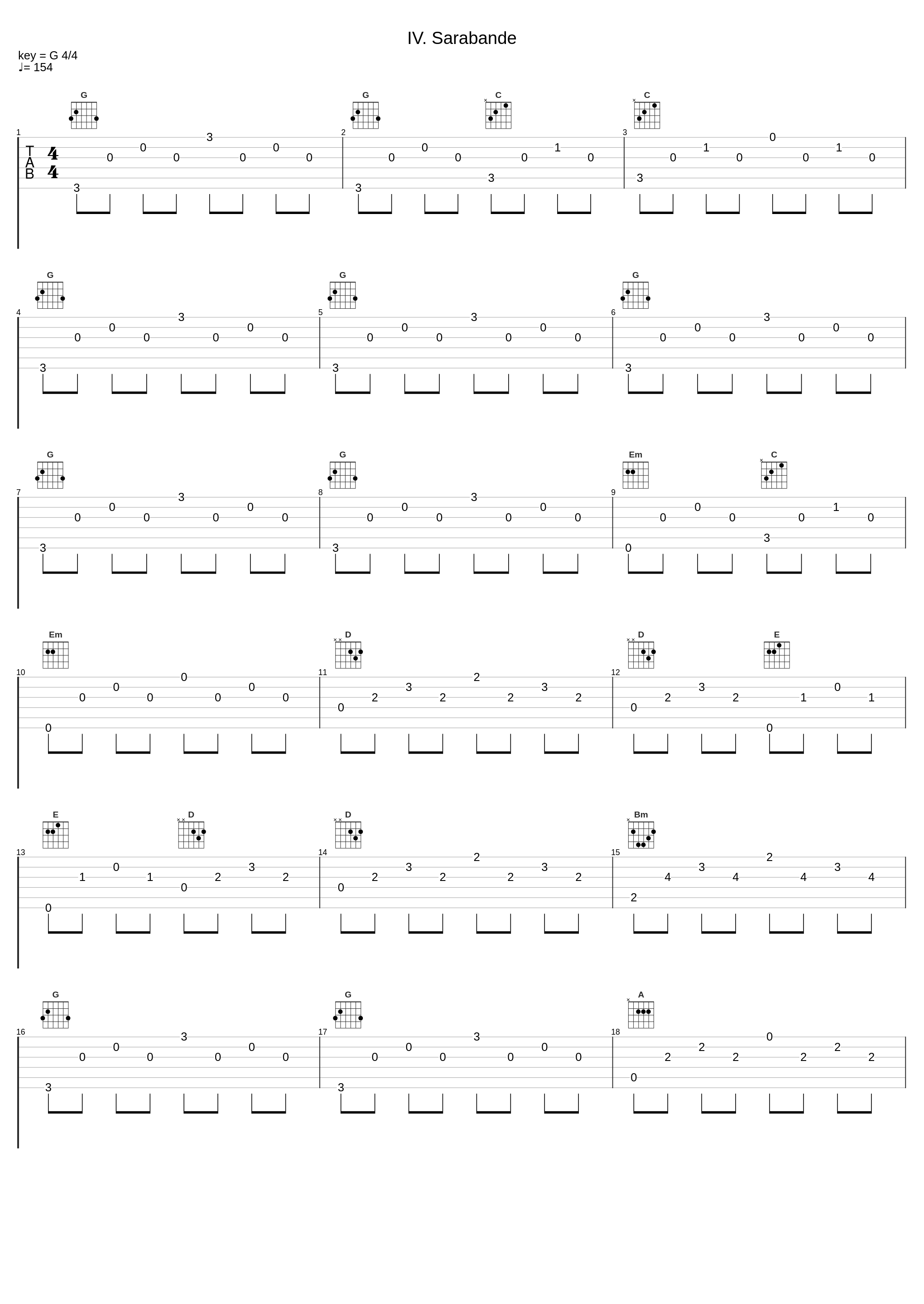 IV. Sarabande_马友友,Johann Sebastian Bach_1