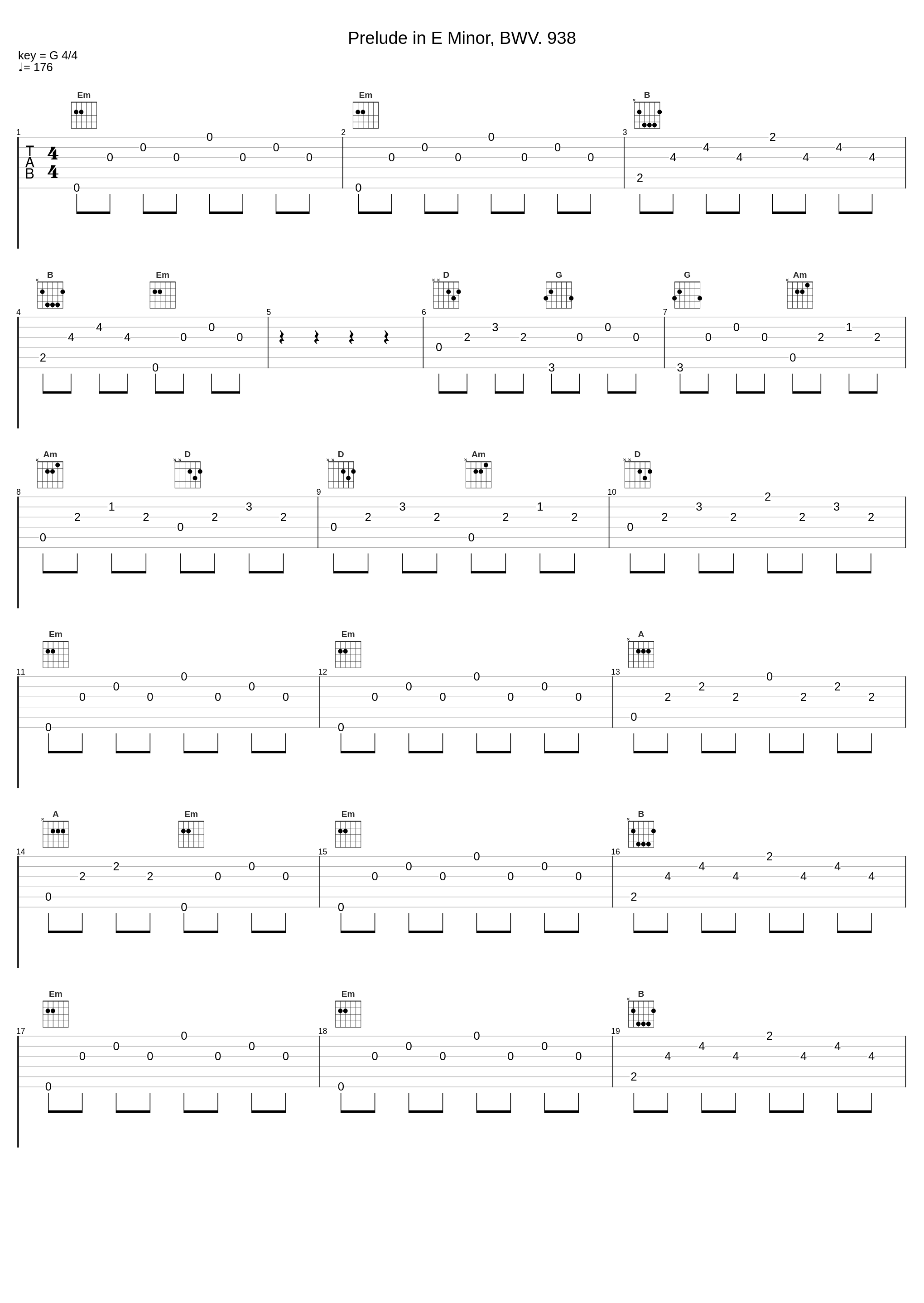Prelude in E Minor, BWV. 938_Angela Hewitt,Johann Sebastian Bach_1