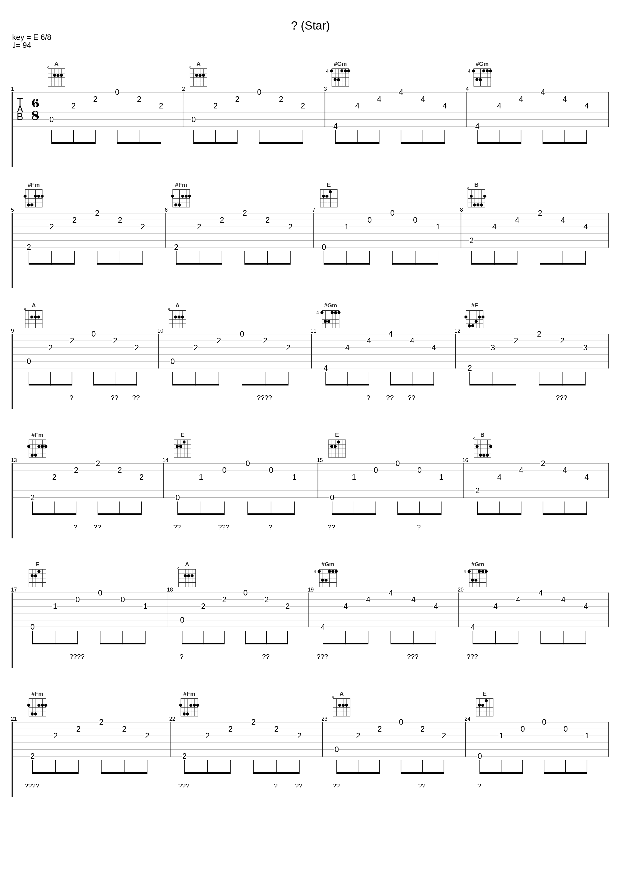 별 (Star)_脸红的思春期_1