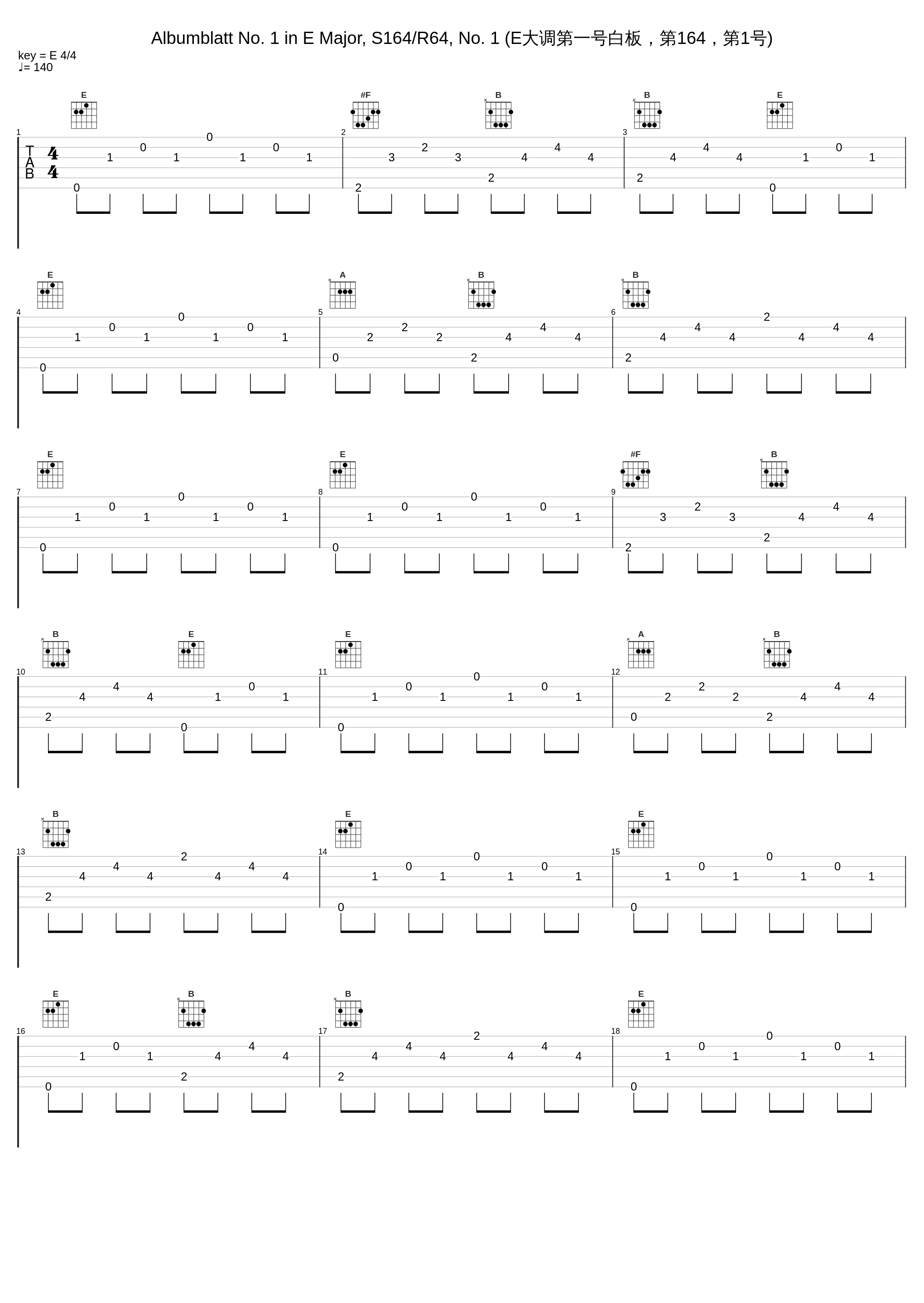 Albumblatt No. 1 in E Major, S164/R64, No. 1 (E大调第一号白板，第164，第1号)_Jenő Jandó,Franz Liszt_1