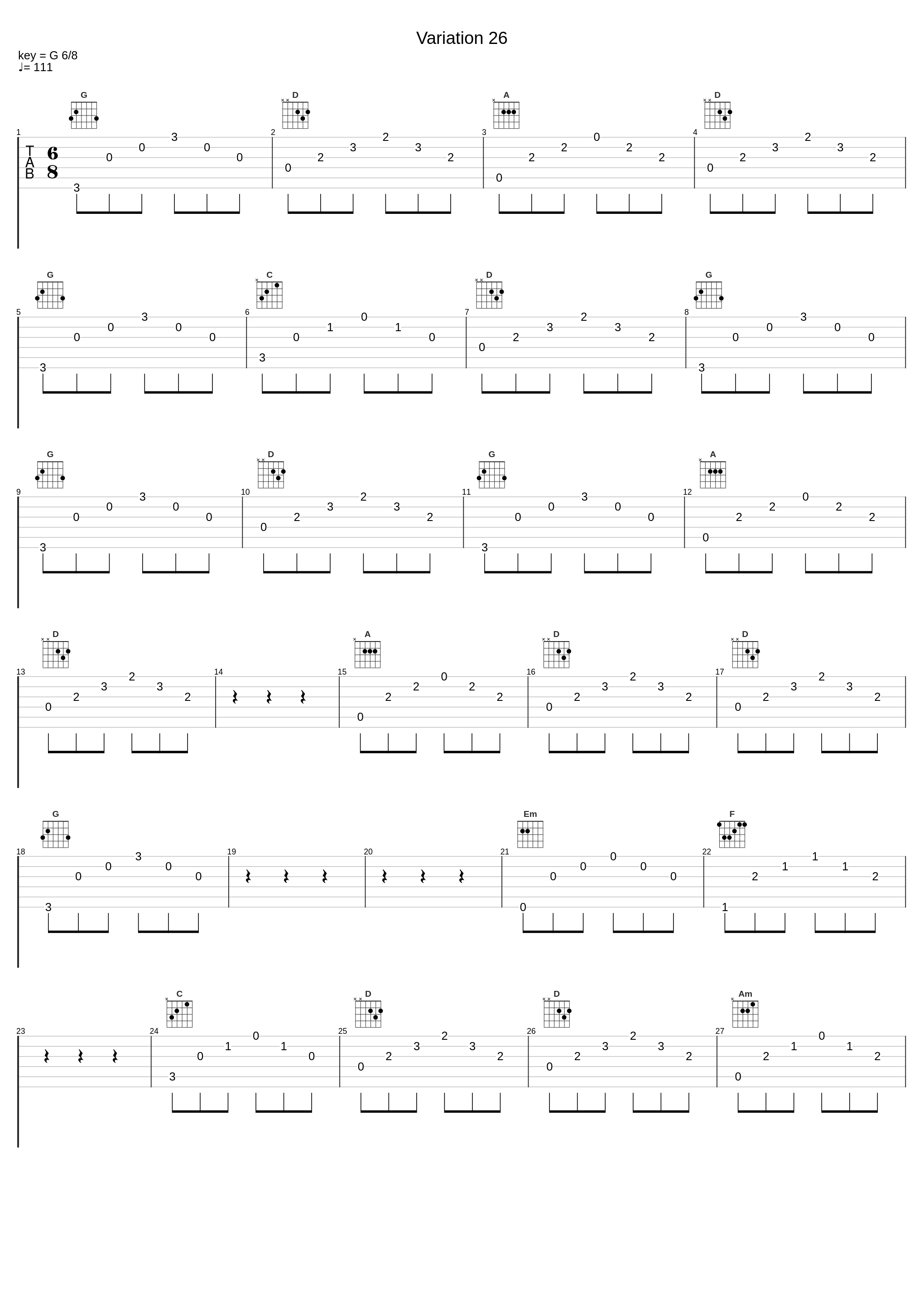 Variation 26_Johann Sebastian Bach_1