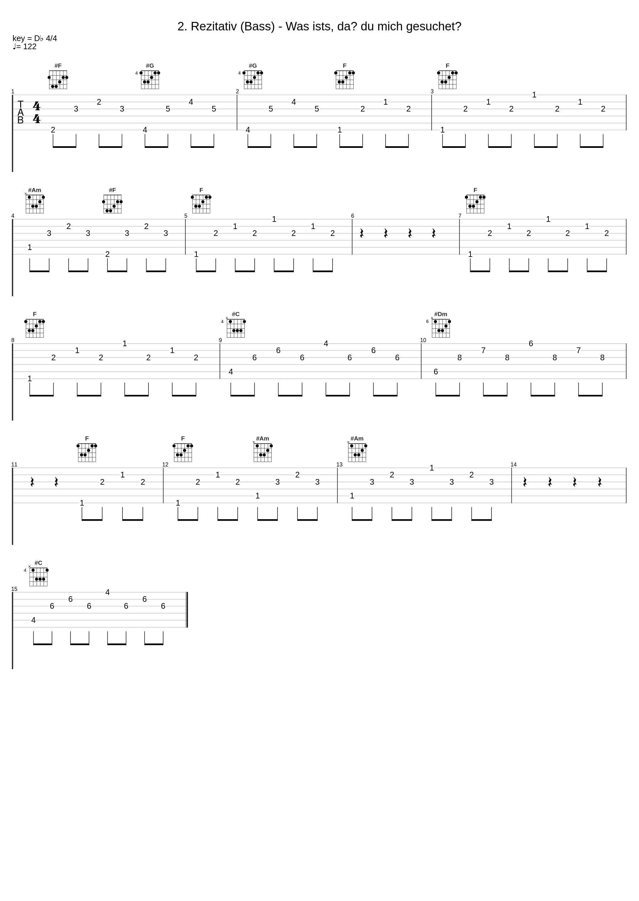 2. Rezitativ (Bass) - Was ists, daß du mich gesuchet?_Johann Sebastian Bach,Rudolf Lutz_1