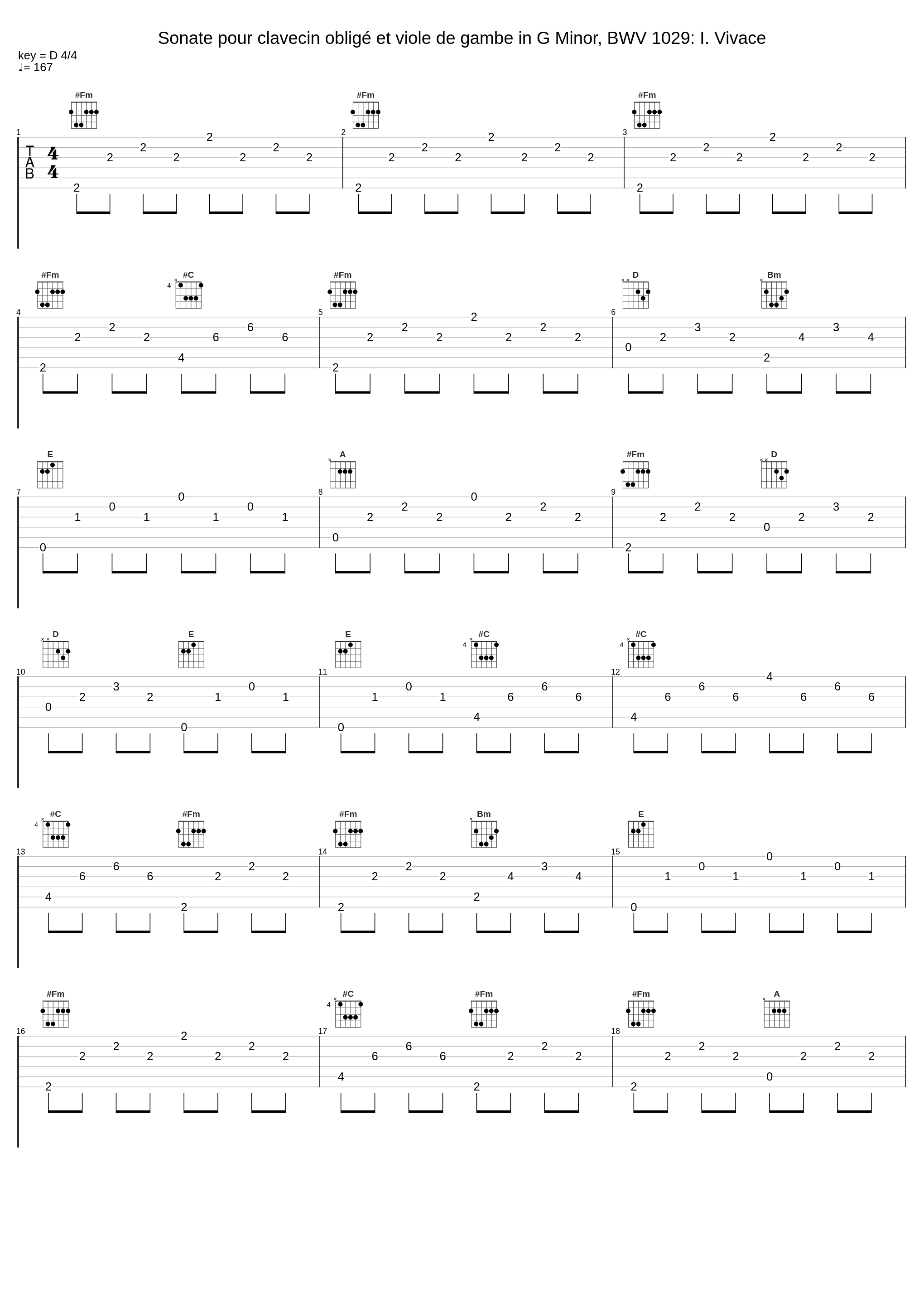 Sonate pour clavecin obligé et viole de gambe in G Minor, BWV 1029: I. Vivace_Lucile Boulanger,Arnaud de Pasquale,Johann Sebastian Bach_1