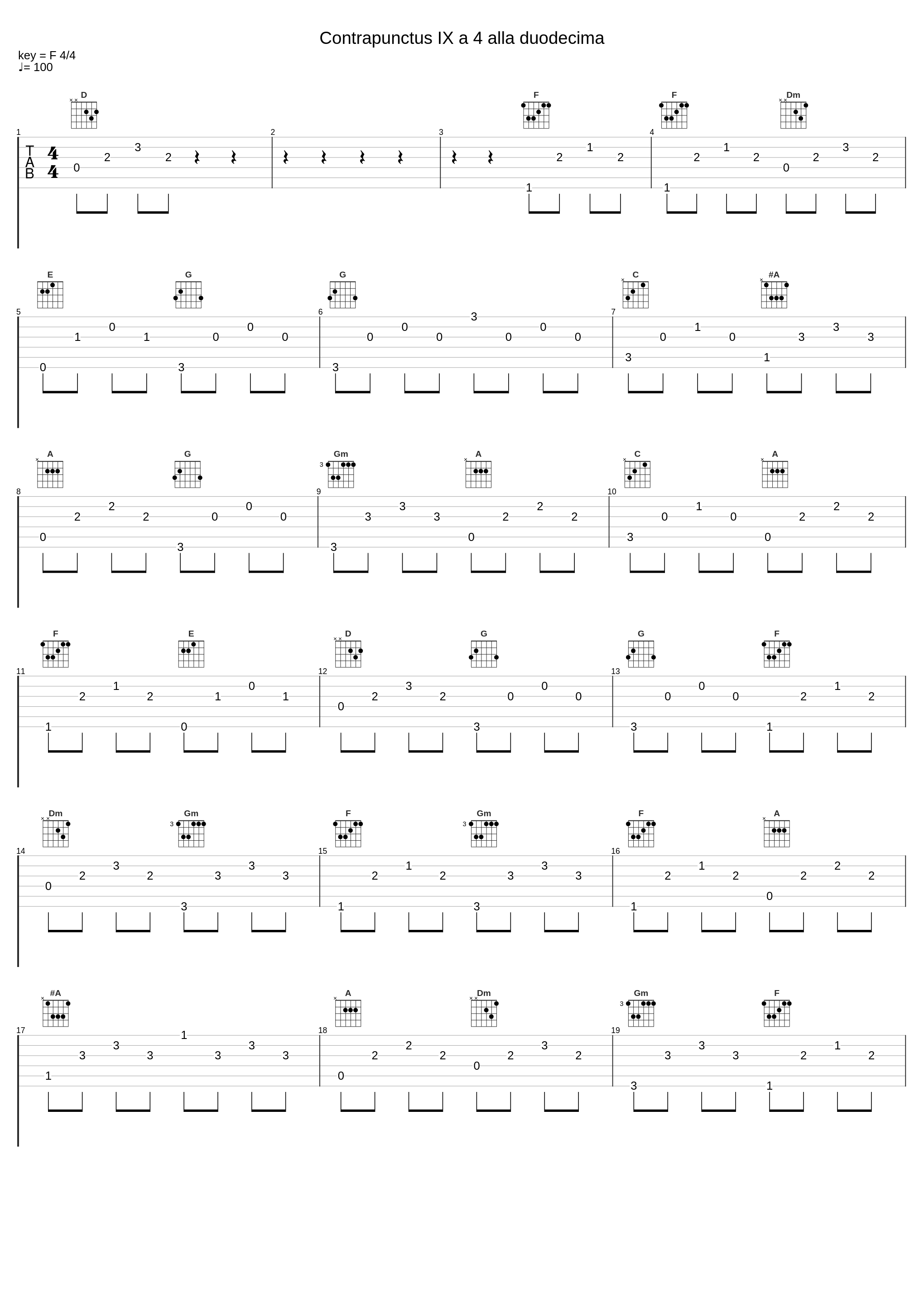 Contrapunctus IX a 4 alla duodecima_Filippo Gorini,Johann Sebastian Bach_1