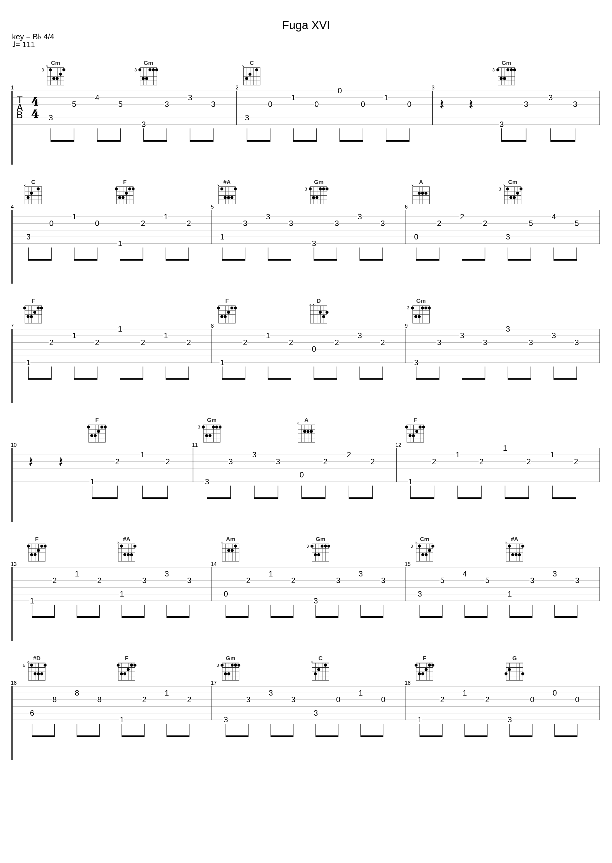 Fuga XVI_SteelWind,Johann Sebastian Bach_1