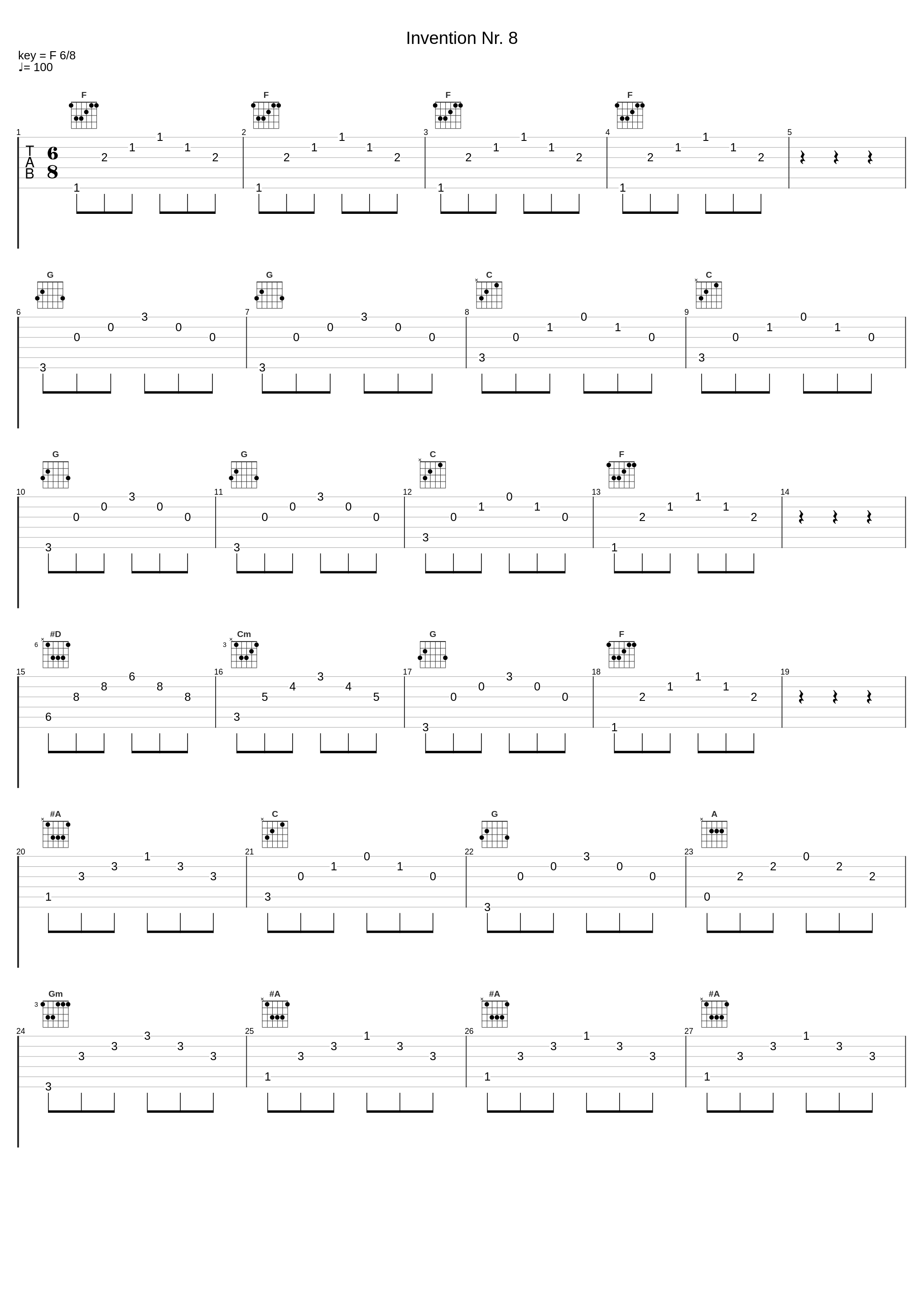 Invention Nr. 8_Johann Sebastian Bach_1