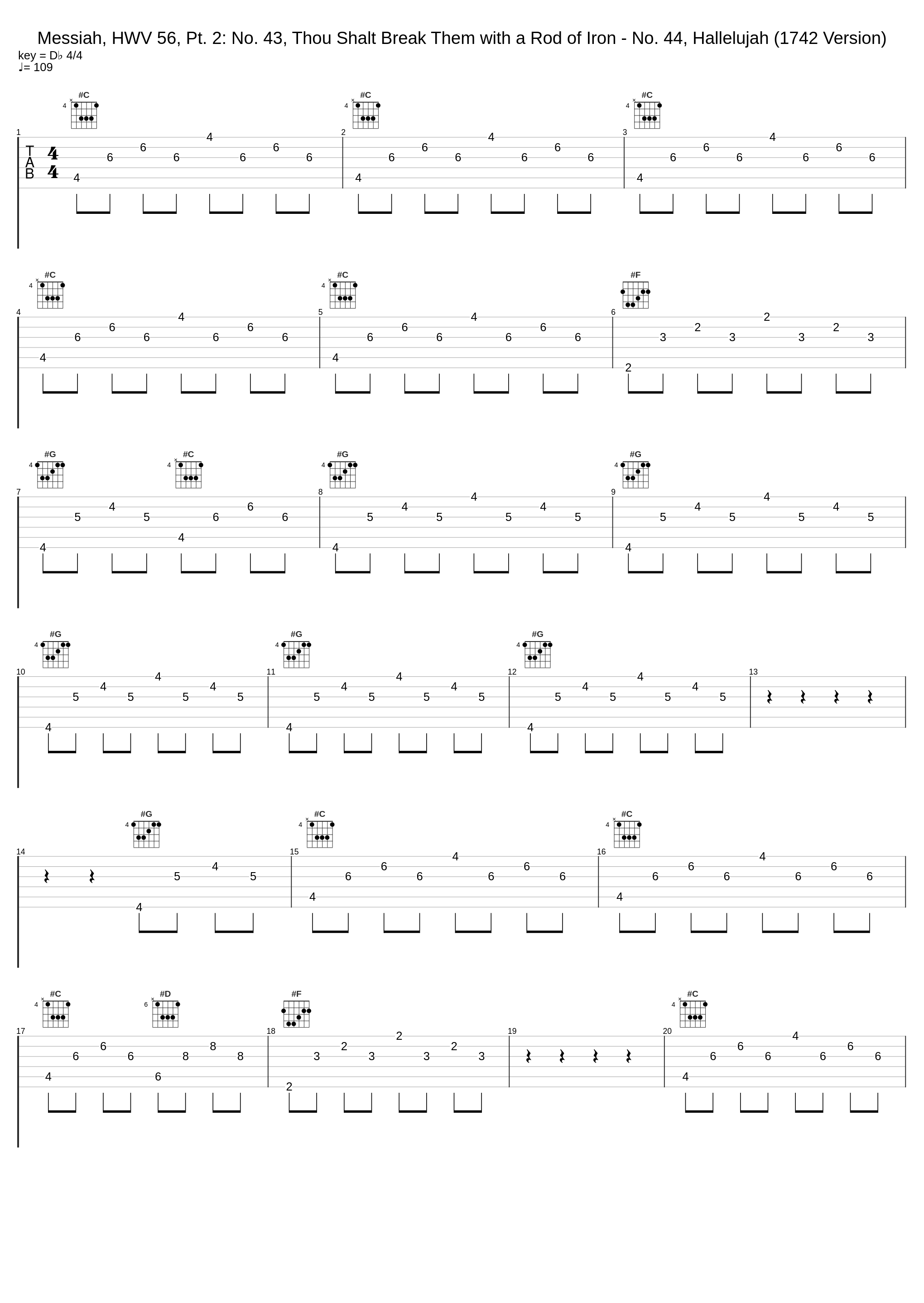 Messiah, HWV 56, Pt. 2: No. 43, Thou Shalt Break Them with a Rod of Iron - No. 44, Hallelujah (1742 Version)_Gaechinger Cantorey,Hans-Christoph Rademann_1