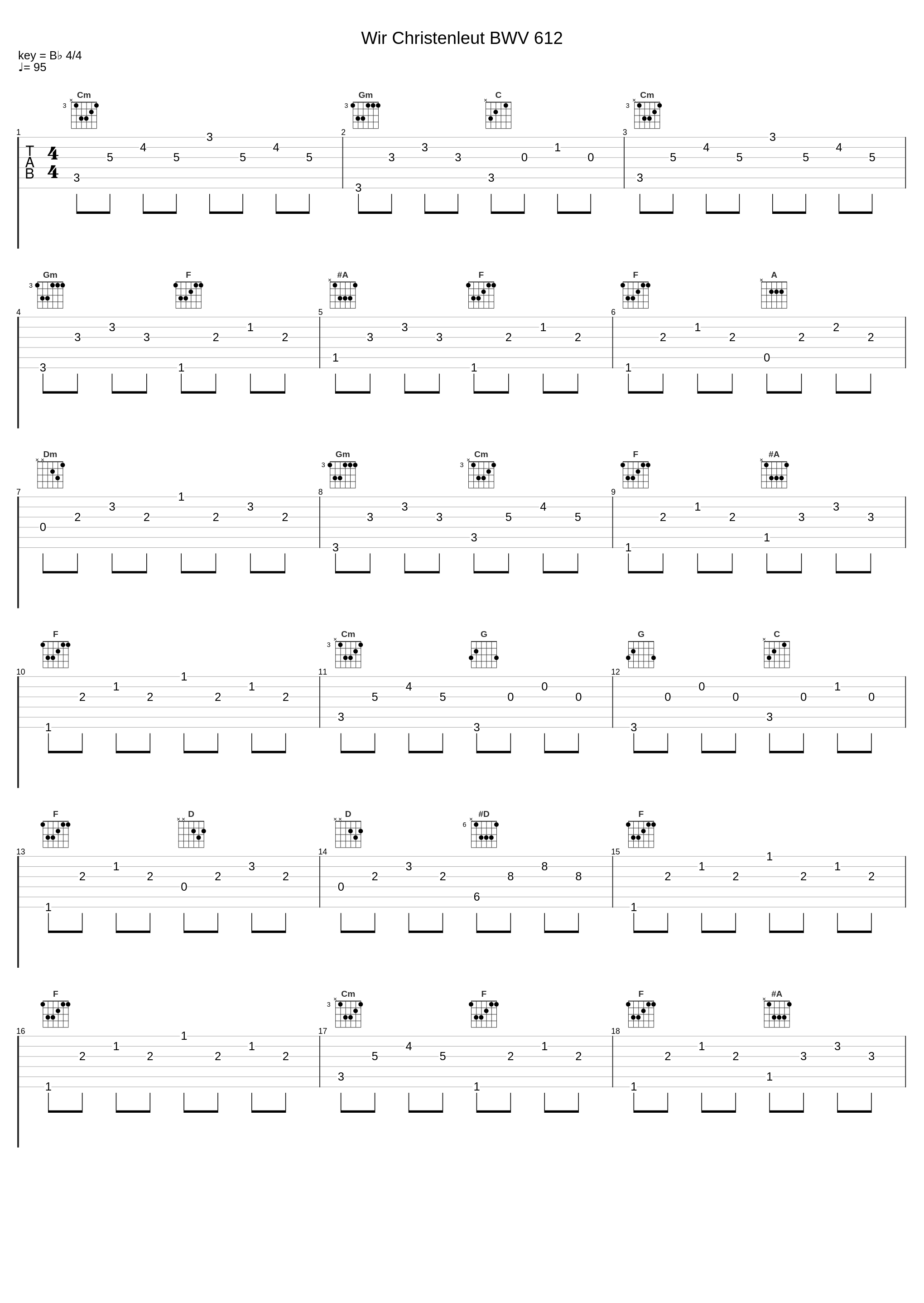 Wir Christenleut BWV 612_Johann Sebastian Bach,Nologo_1