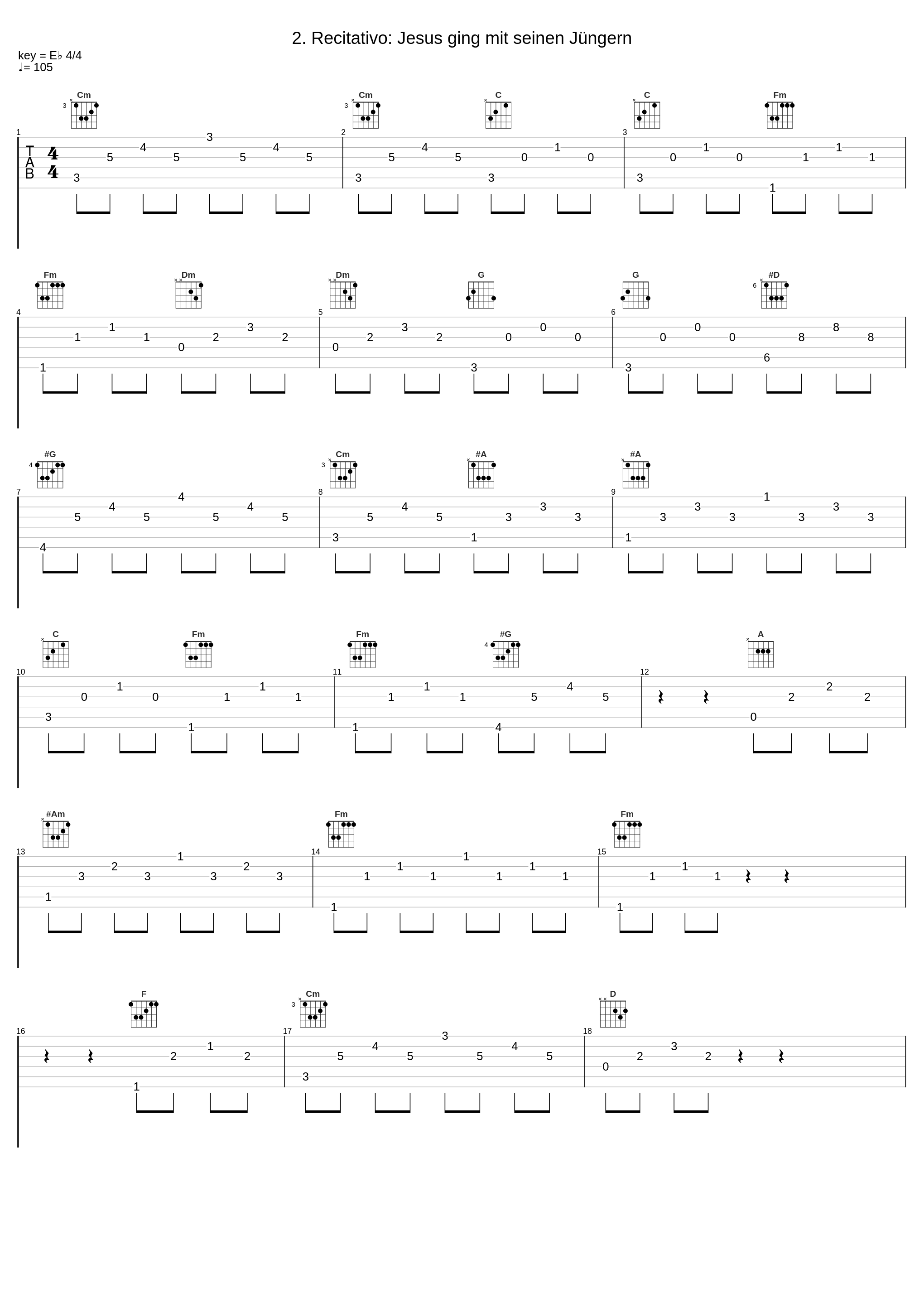 2. Recitativo: Jesus ging mit seinen Jüngern_Thomanerchor Leipzig,Georg Christoph Biller,Gewandhausorchester,Johann Sebastian Bach,Marcus Ullmann,Gotthold Schwarz_1