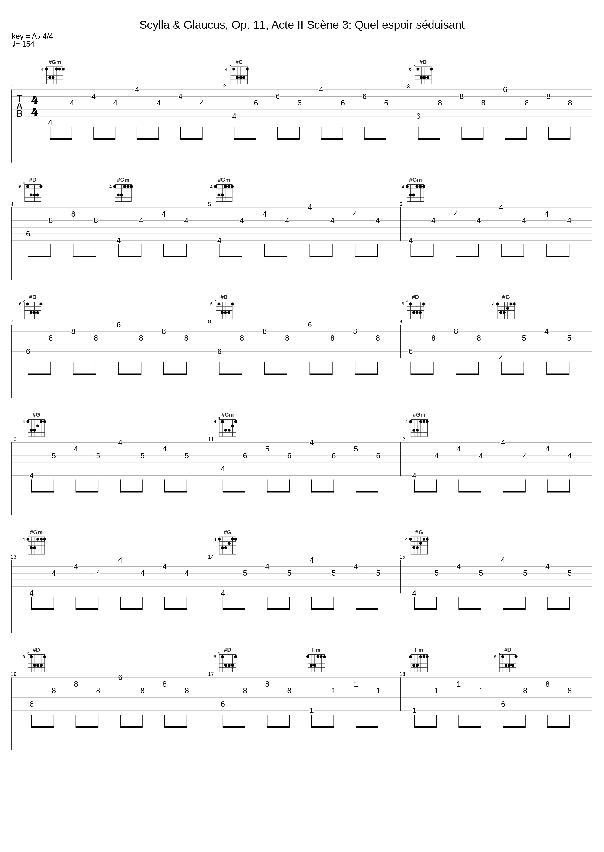 Scylla & Glaucus, Op. 11, Acte II Scène 3: Quel espoir séduisant_Les Nouveaux Caractères,Sébastien d'Hérin,Anders J. Dahlin,Caroline Mutel,Jean-Marie Leclair,d'Albaret_1