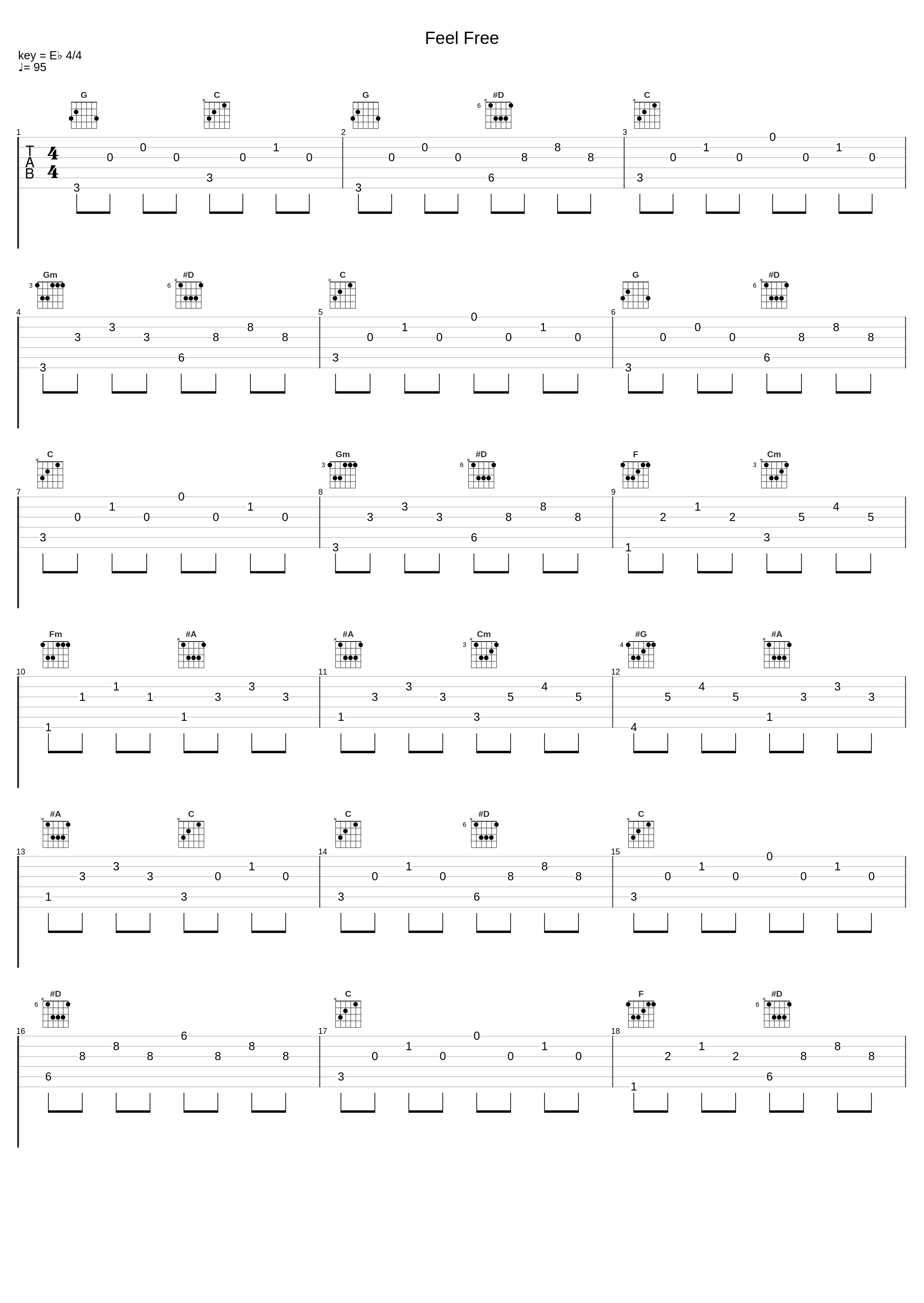 Feel Free_Tabata Music_1