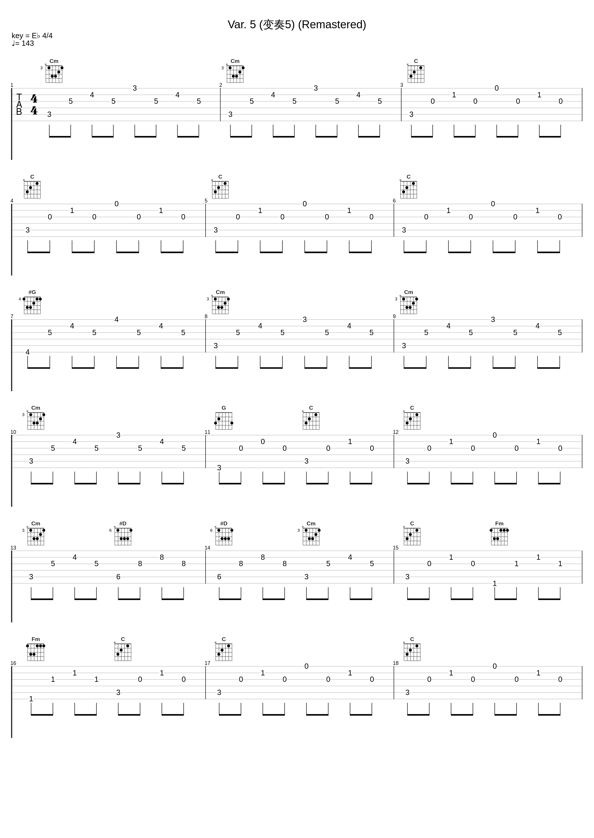 Var. 5 (变奏5) (Remastered)_Glenn Gould_1