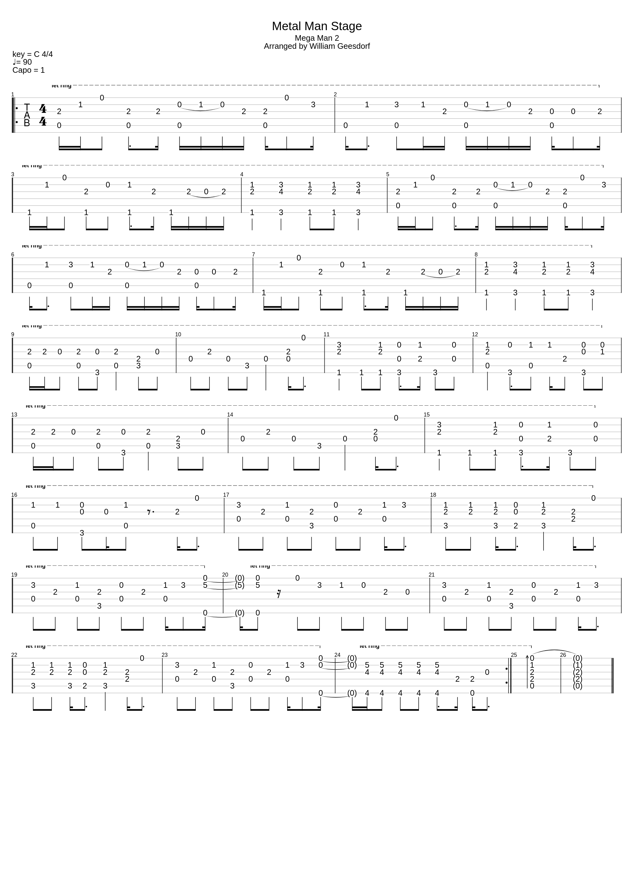 Metal Man Stage (Mega Man 2)_William Saffier Geesdorf_1