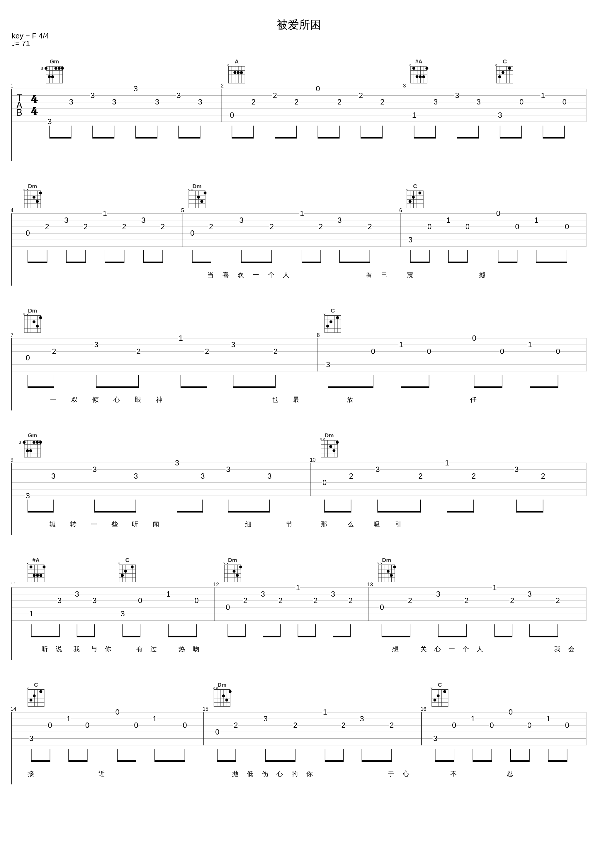 被爱所困_郑秀文_1