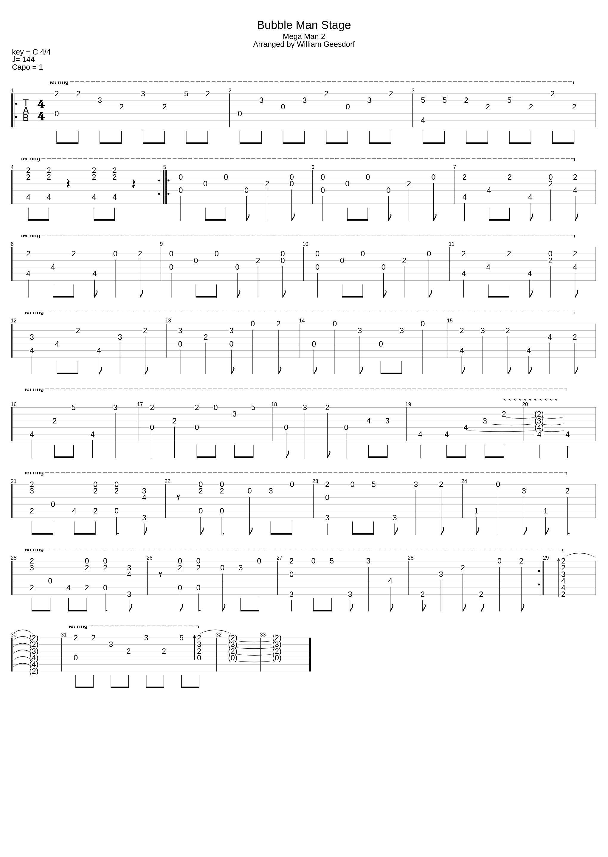 Bubble Man Stage (Mega Man 2)_William Saffier Geesdorf_1