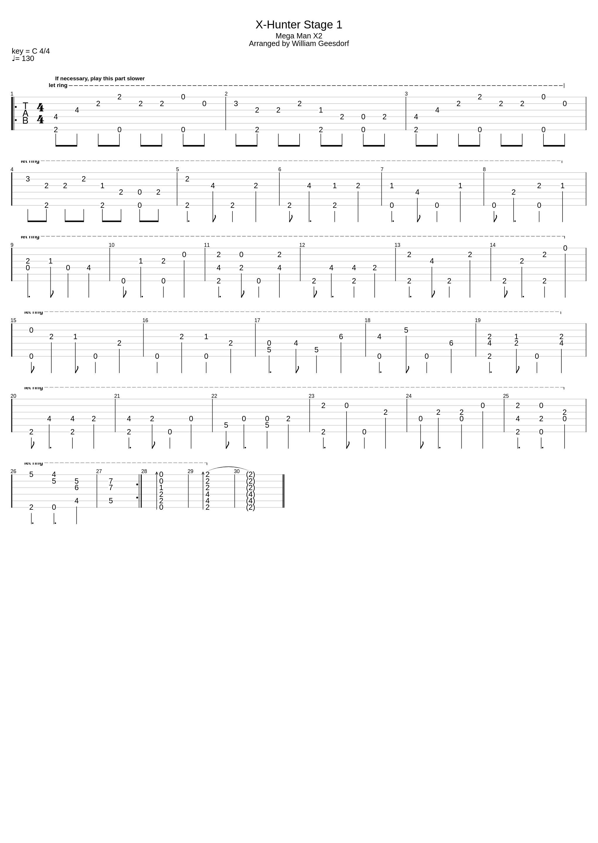 X-Hunter Stage 1 "Absolute Zero" (Mega Man X2)_William Saffier Geesdorf_1