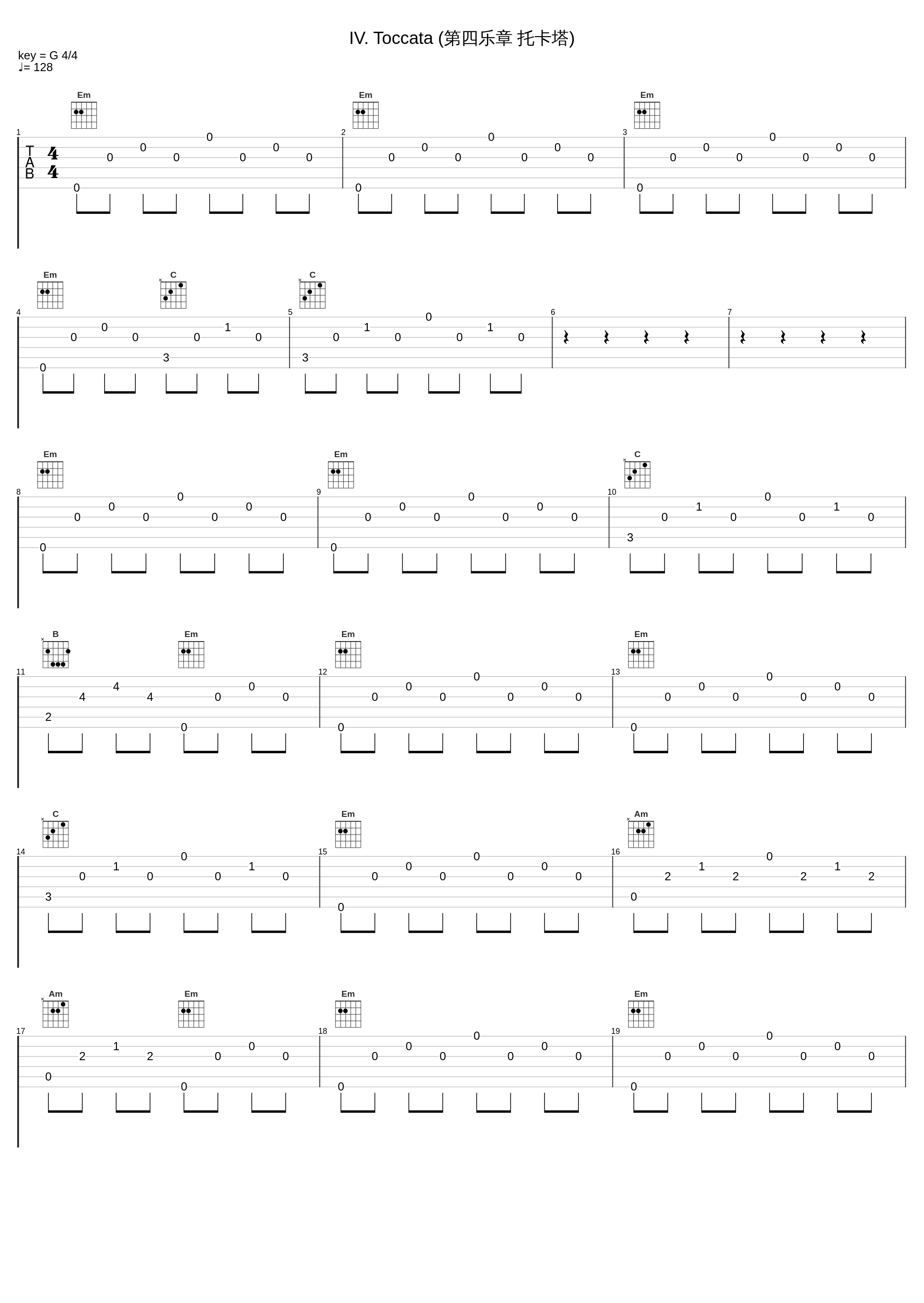 IV. Toccata (第四乐章 托卡塔)_William Goodchild,John Williams_1