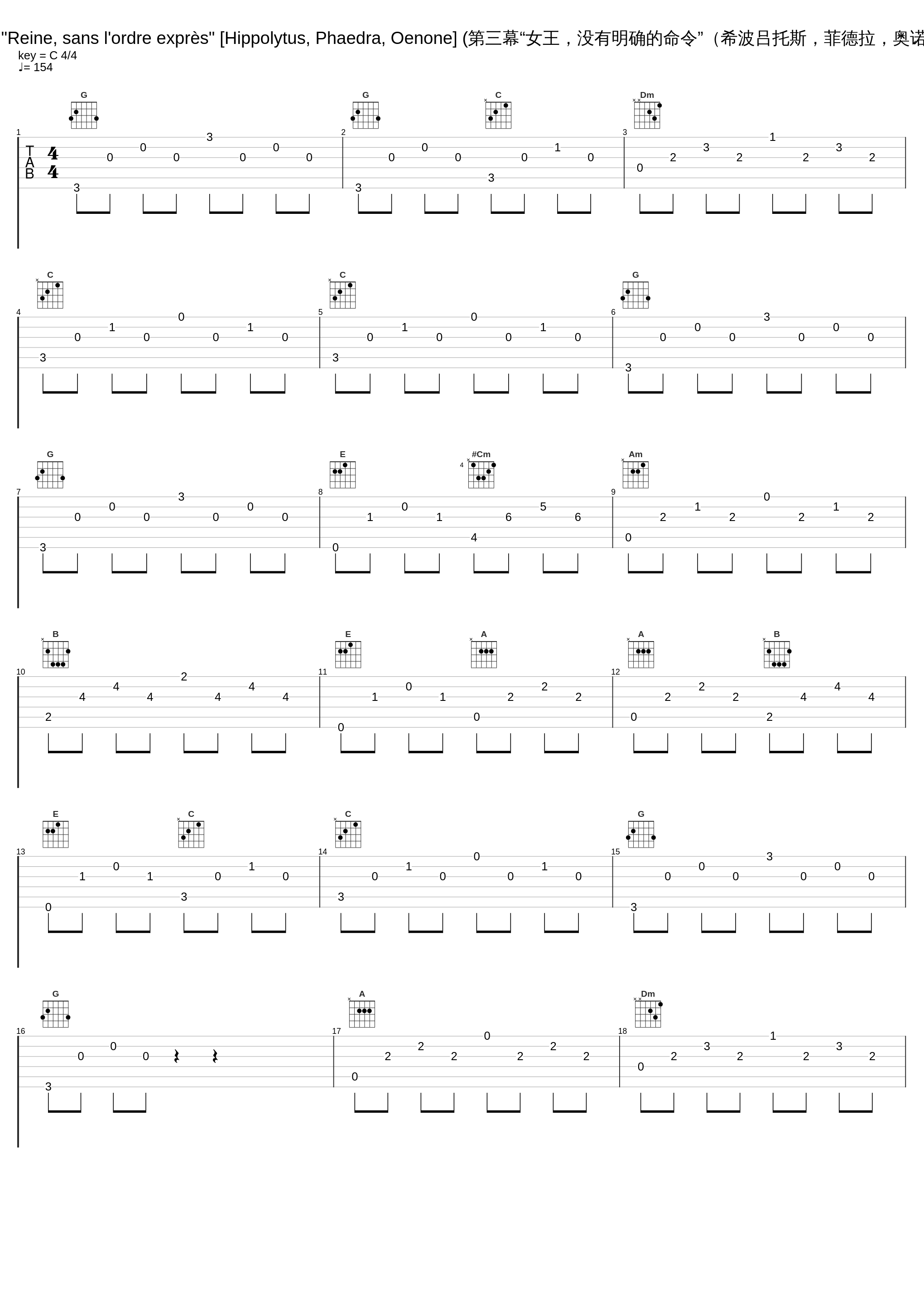 Act 3 "Reine, sans l'ordre exprès" [Hippolytus, Phaedra, Oenone] (第三幕“女王，没有明确的命令”（希波吕托斯，菲德拉，奥诺妮）)_William Christie_1