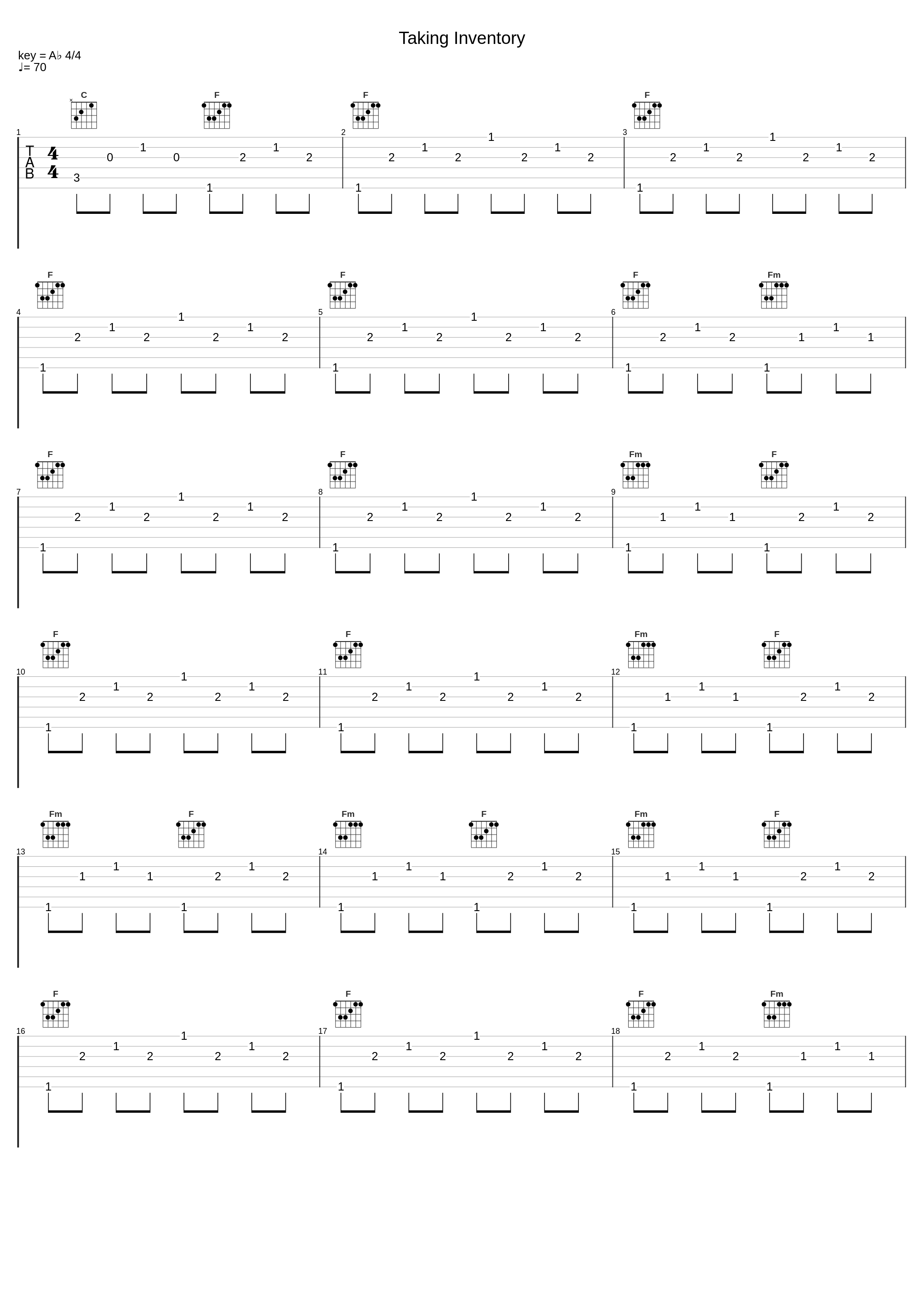 Taking Inventory_Innarhythm,William Williams_1