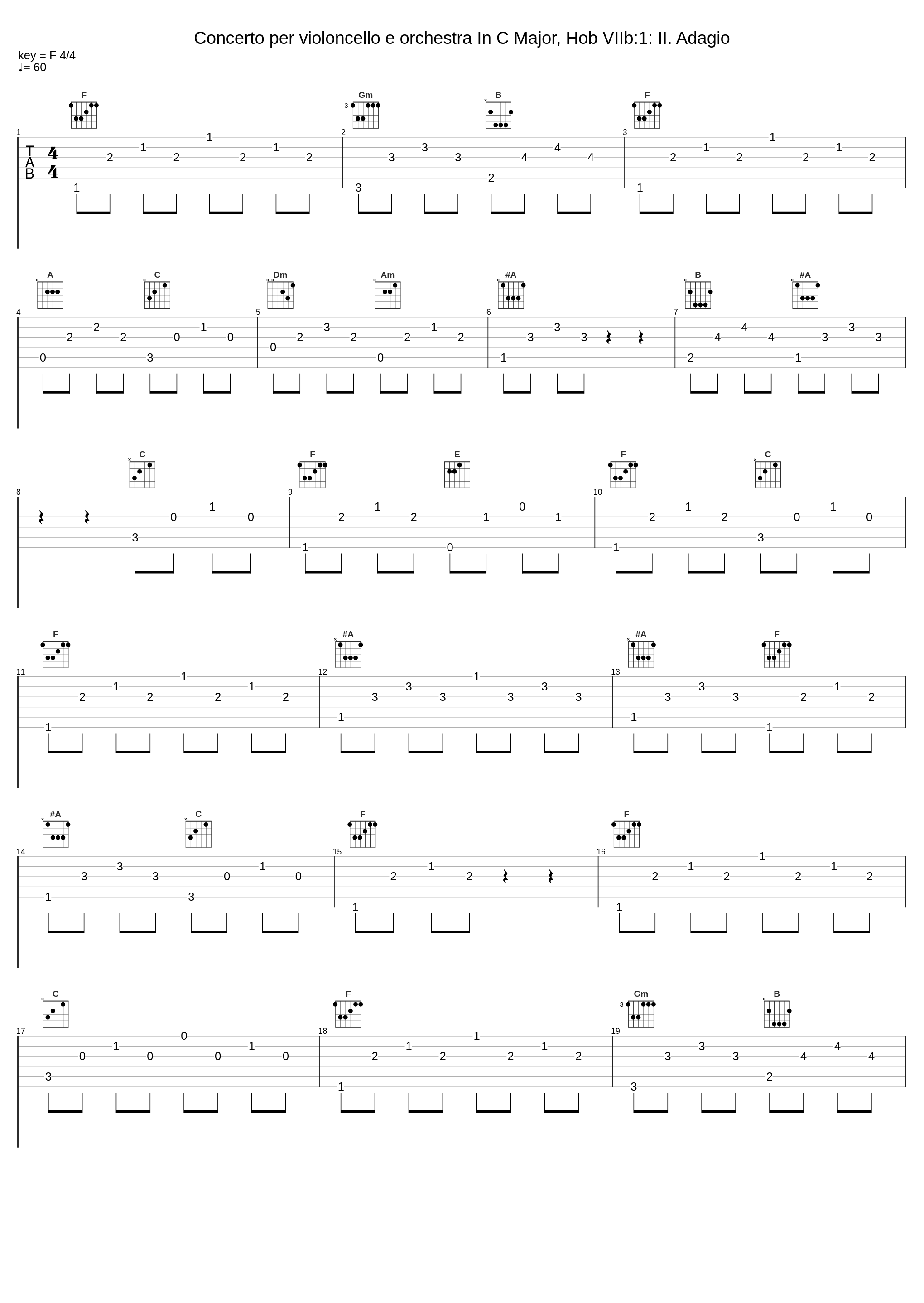 Concerto per violoncello e orchestra In C Major, Hob VIIb:1: II. Adagio_Atsushi Sakaï,Le Cercle De L'Harmonie,Franz Joseph Haydn_1