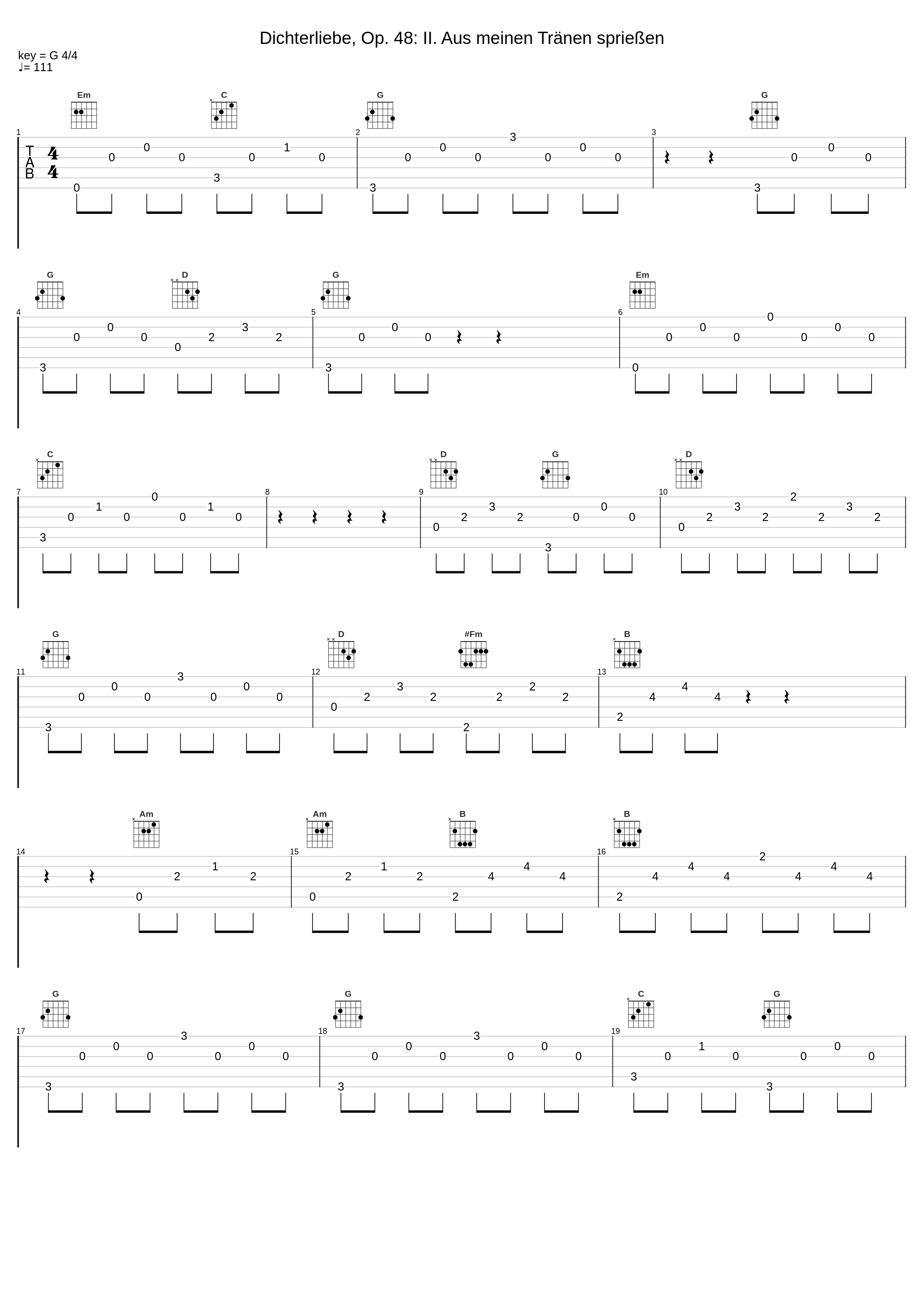 Dichterliebe, Op. 48: II. Aus meinen Tränen sprießen_William Sharp,Kenneth Slowik_1