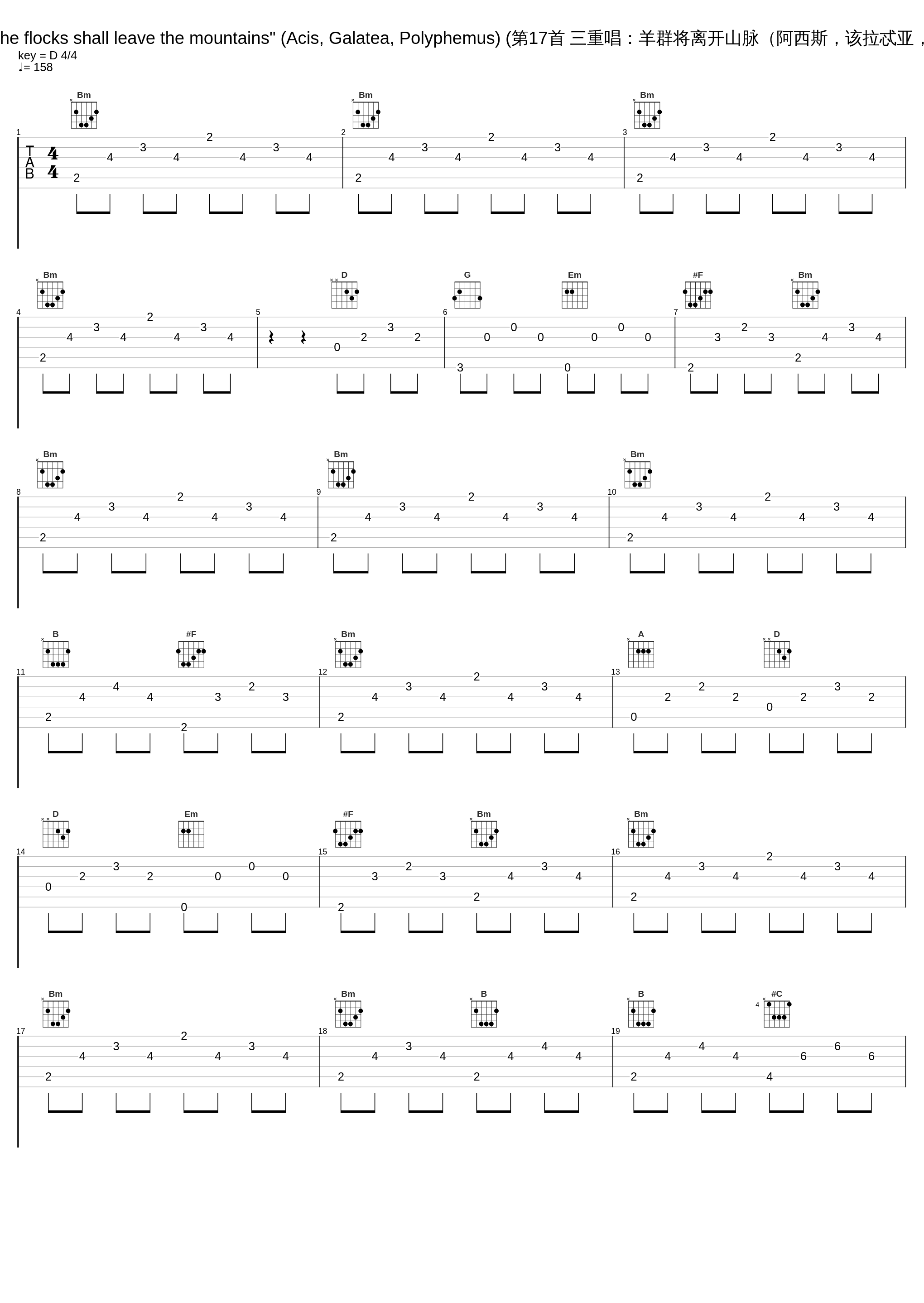 No. 17, Trio, "The flocks shall leave the mountains" (Acis, Galatea, Polyphemus) (第17首 三重唱：羊群将离开山脉（阿西斯，该拉忒亚，波吕斐摩斯）)_William Christie_1