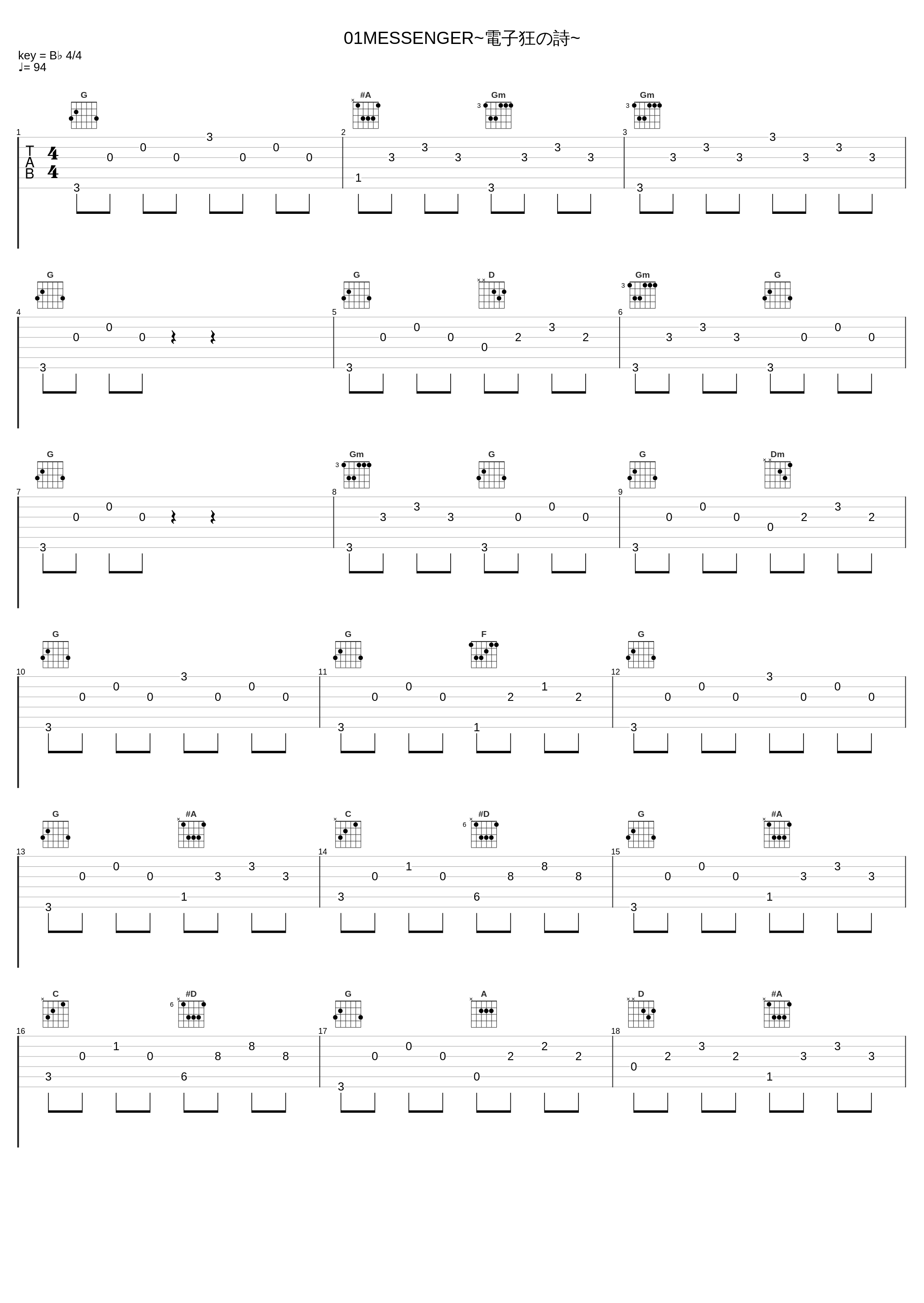 01MESSENGER~電子狂の詩~_南方之星_1