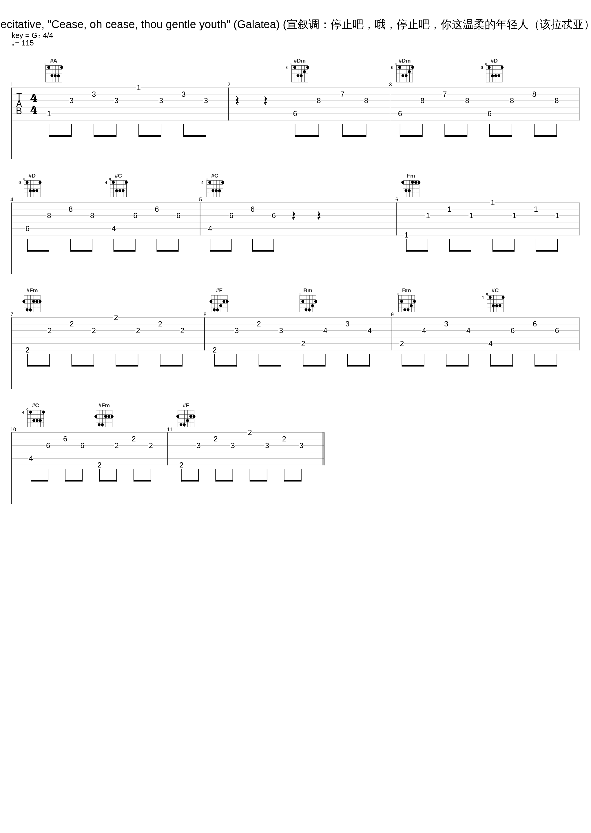 Recitative, "Cease, oh cease, thou gentle youth" (Galatea) (宣叙调：停止吧，哦，停止吧，你这温柔的年轻人（该拉忒亚）)_William Christie_1