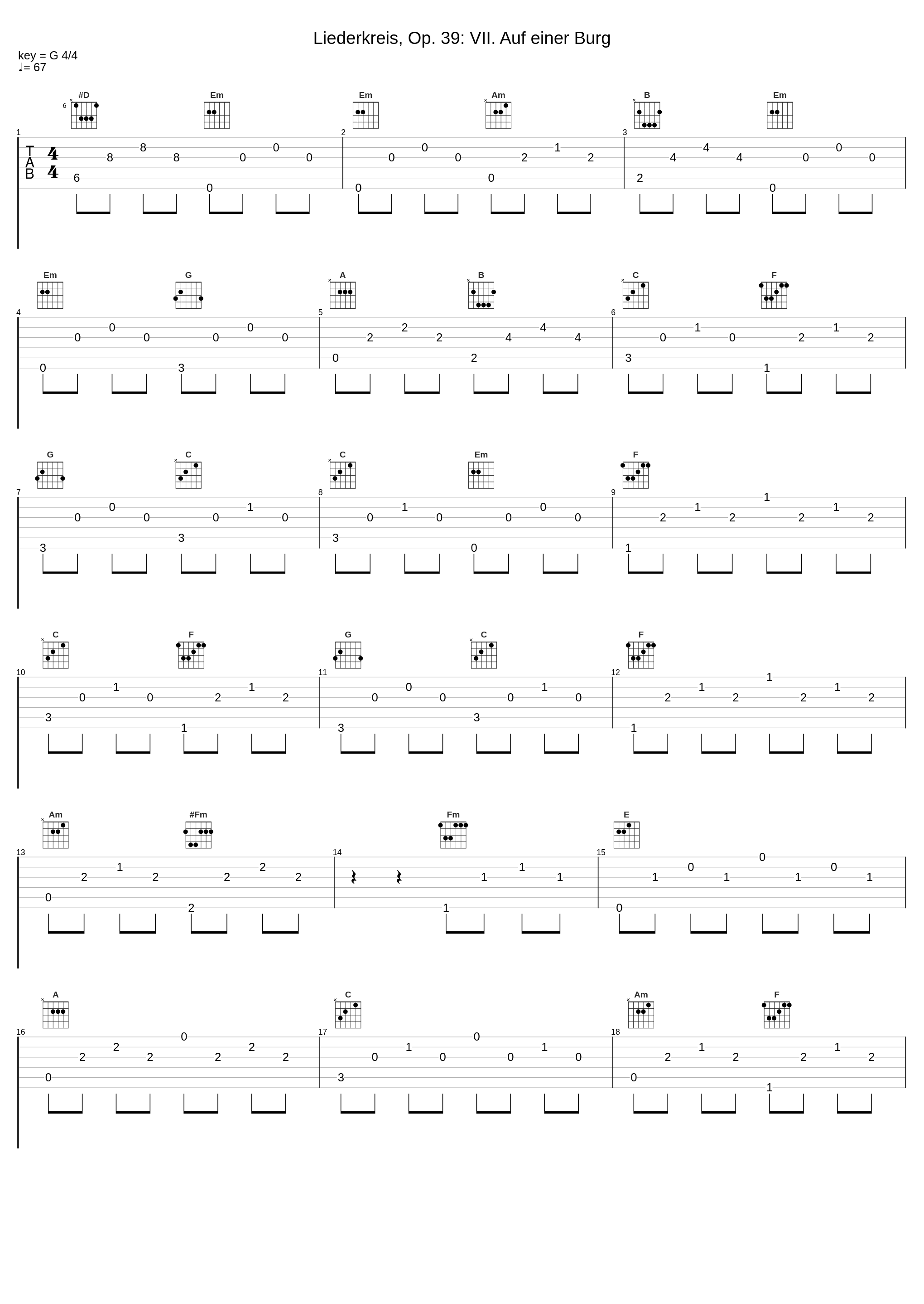 Liederkreis, Op. 39: VII. Auf einer Burg_William Sharp,Kenneth Slowik_1