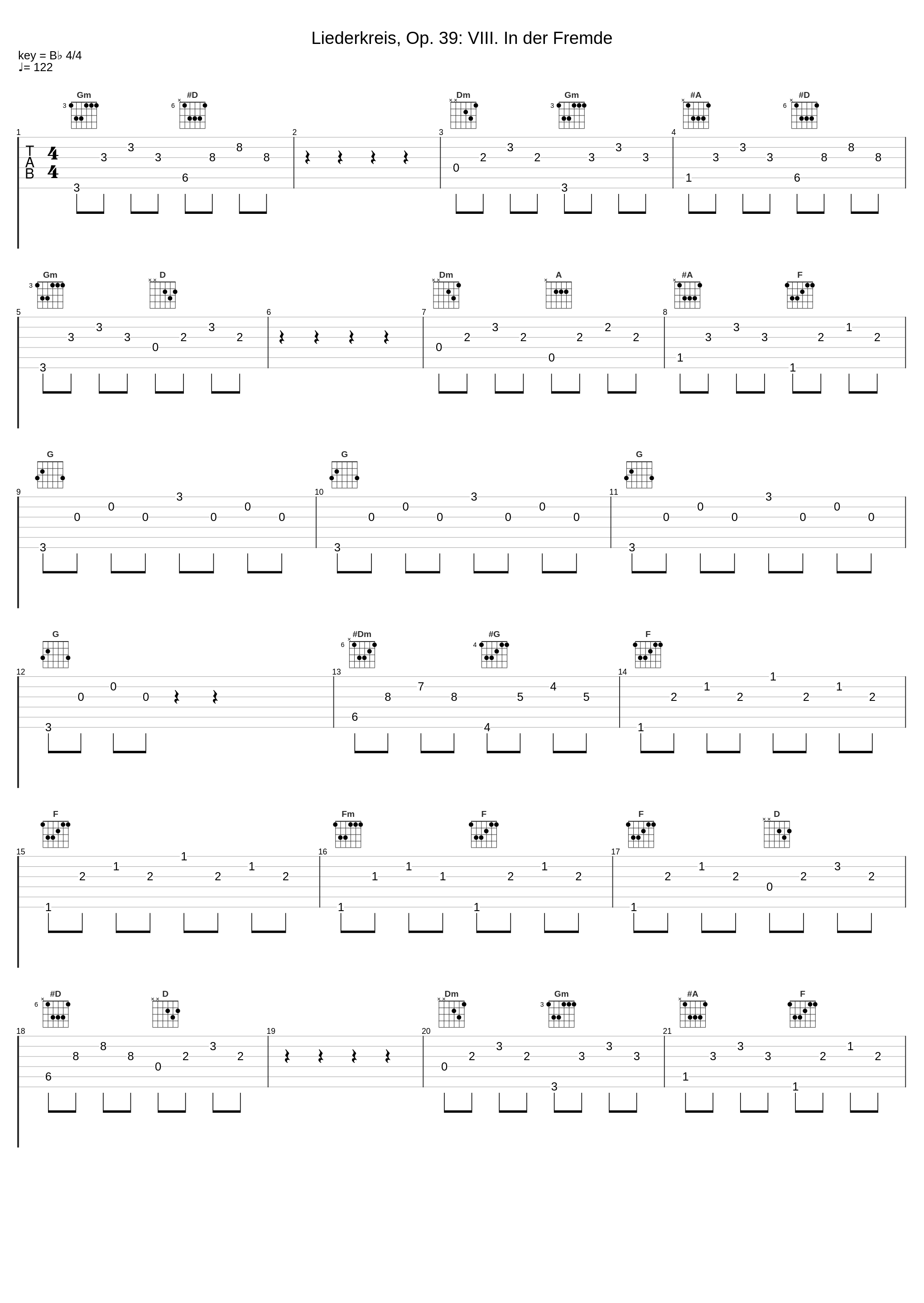 Liederkreis, Op. 39: VIII. In der Fremde_William Sharp,Kenneth Slowik_1