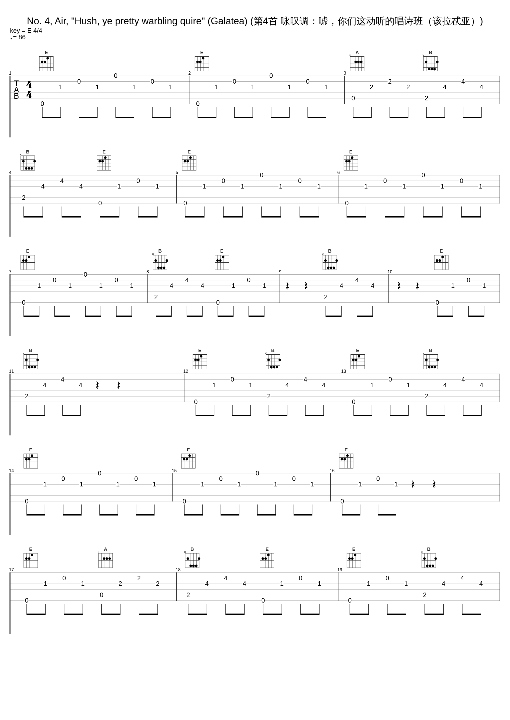 No. 4, Air, "Hush, ye pretty warbling quire" (Galatea) (第4首 咏叹调：嘘，你们这动听的唱诗班（该拉忒亚）)_William Christie_1